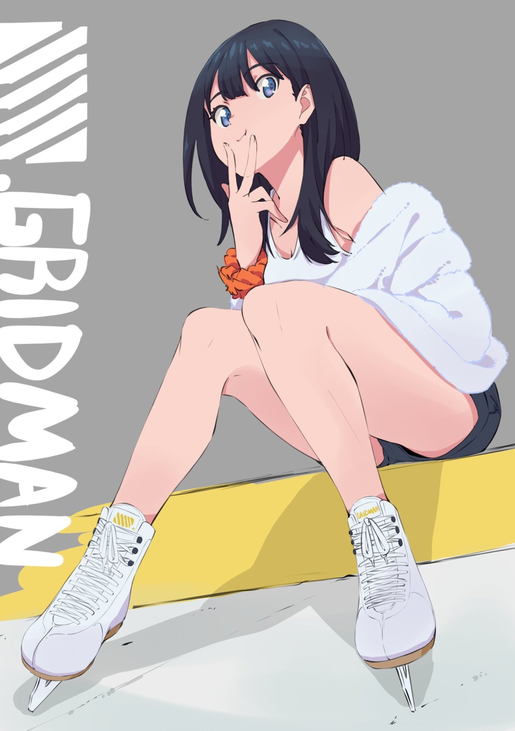 gridman_universe, ice_skating, saitou_kengo, ssss.gridman, takarada_rikka