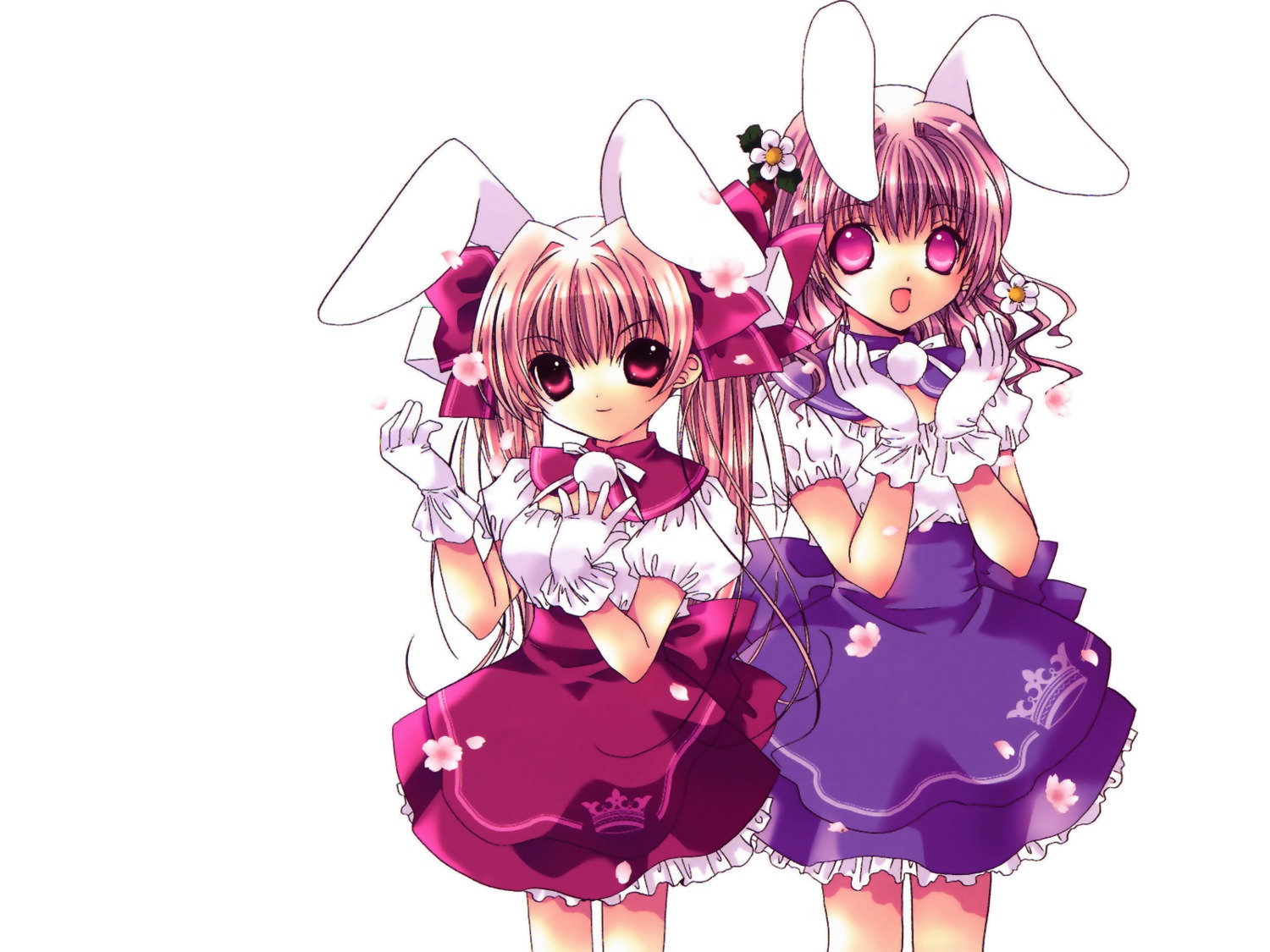 di_gi_charat, hikaru_usada, koge_donbo, wallpaper