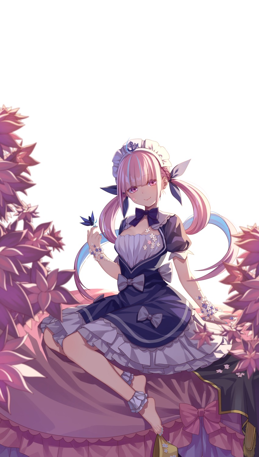 cleavage, frostcyco, hololive, maid, minato_aqua
