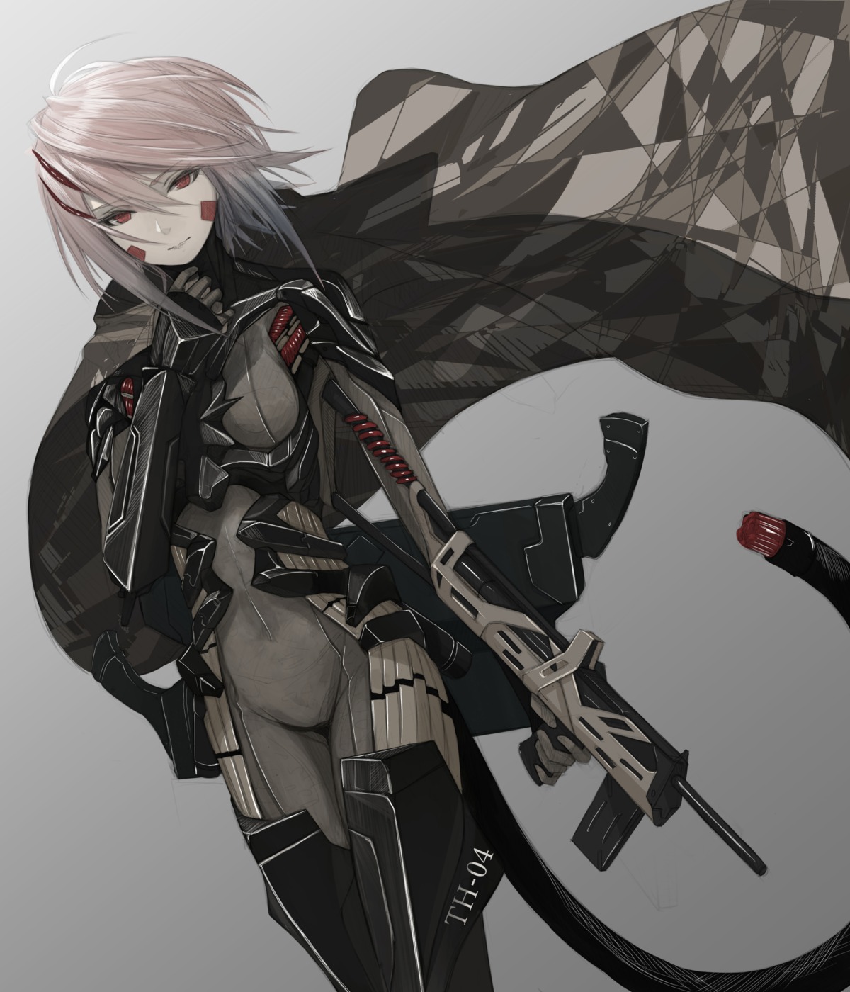 gun, mecha_musume, savuxan