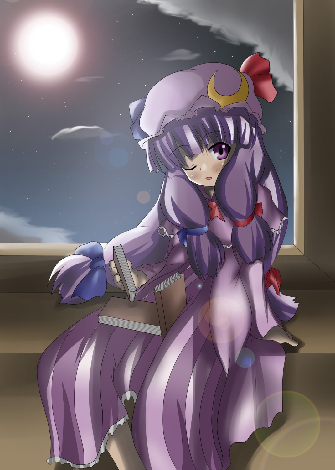 patchouli_knowledge, shi_ecchi, touhou
