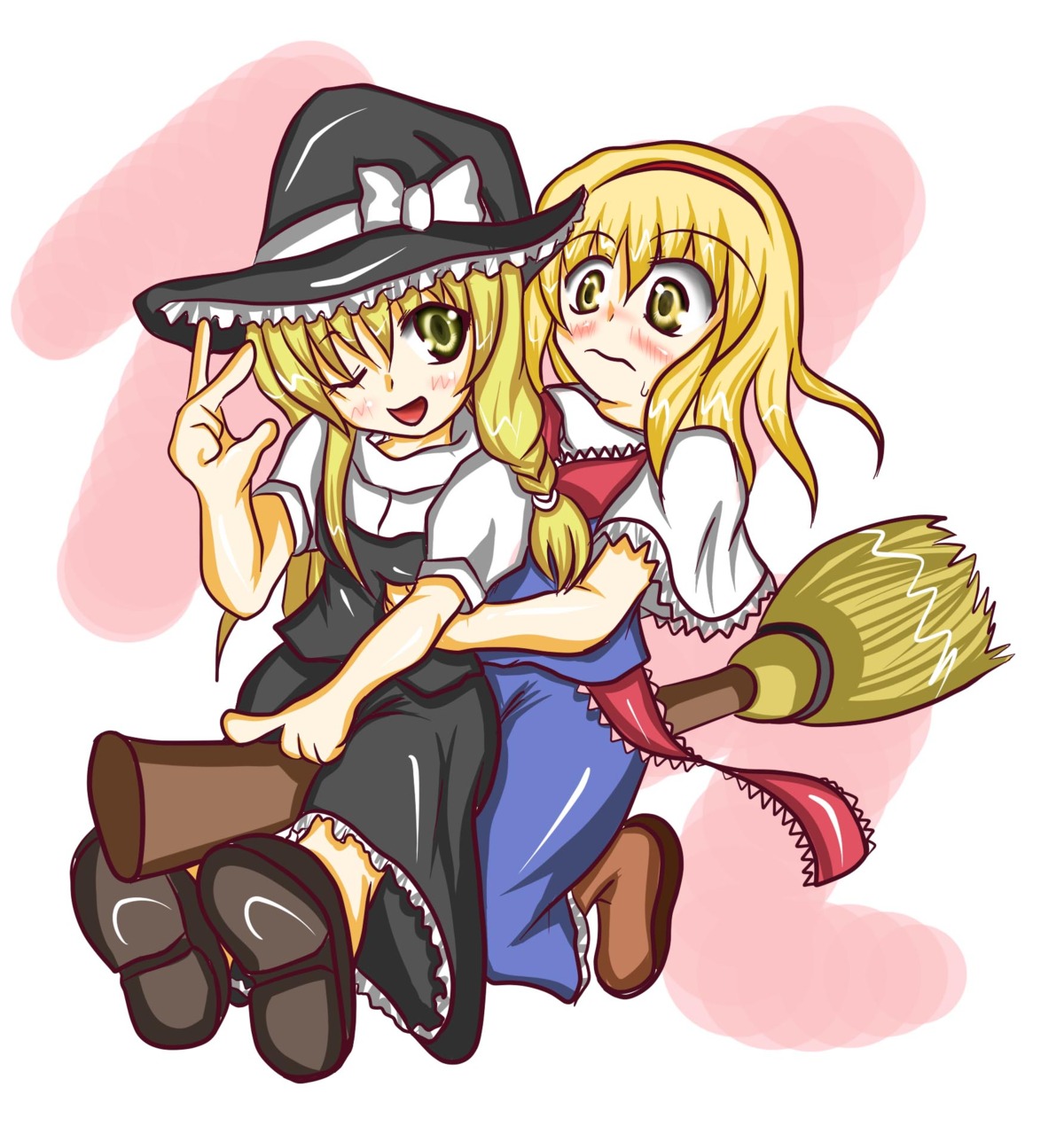 alice_margatroid, kirisame_marisa, shi_ecchi, touhou
