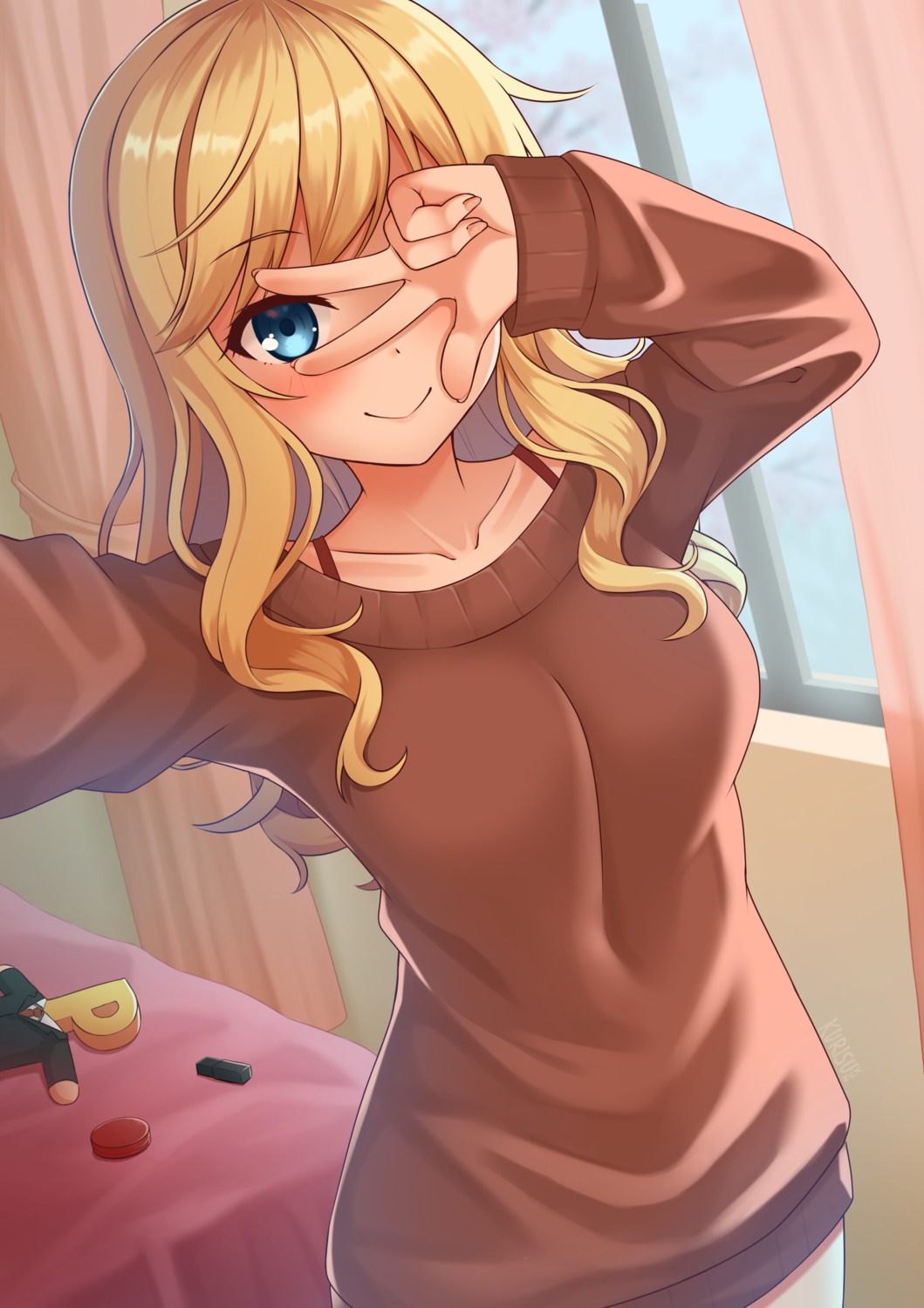 kurisu-kun, ootsuki_yui, sweater, the_idolm@ster, the_idolm@ster_cinderella_girls