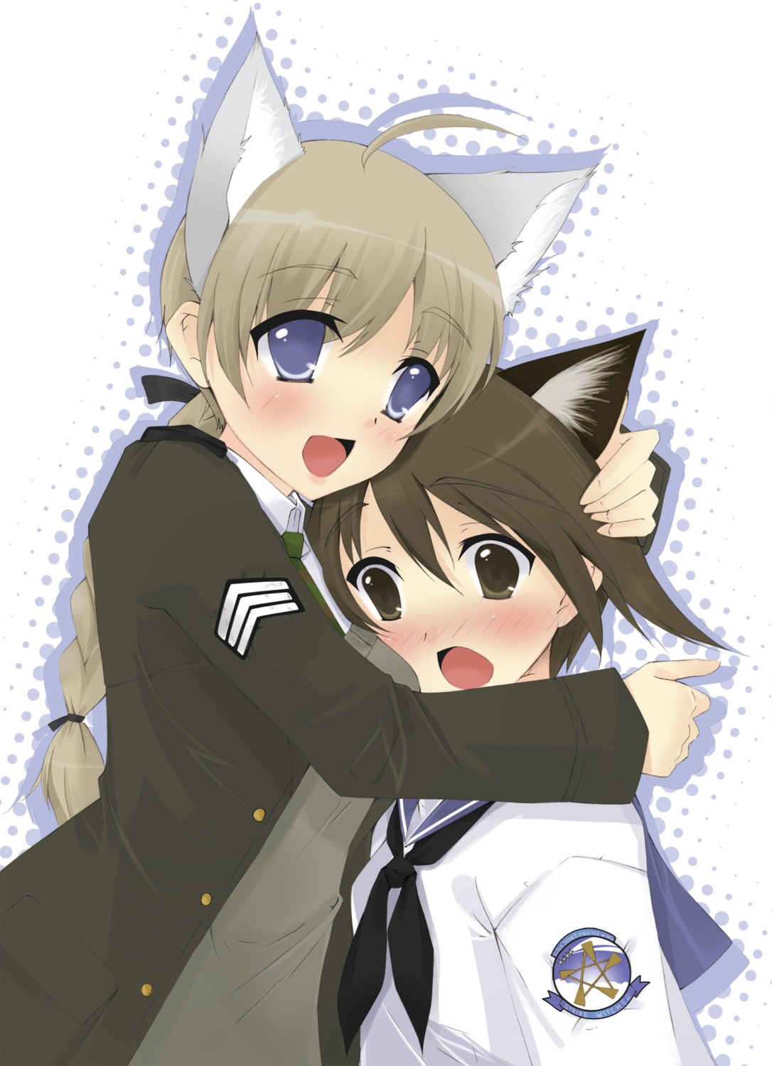 haru_(artist), lynette_bishop, miyafuji_yoshika, strike_witches