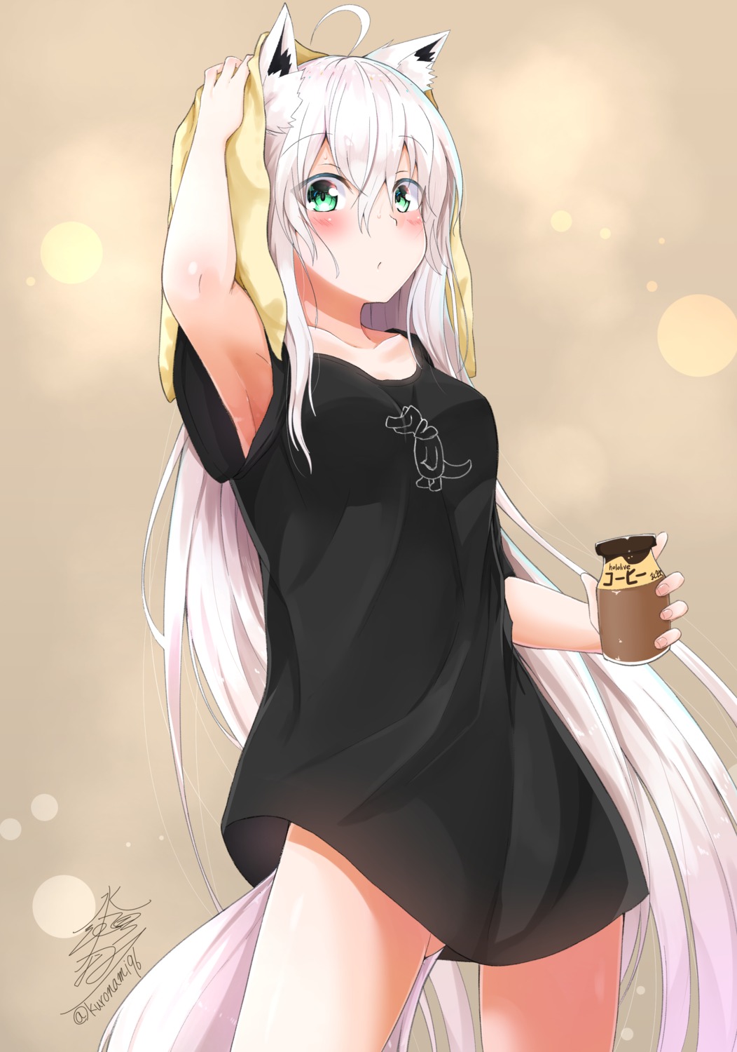 animal_ears, hololive, hololive_gamers, kitsune, namikawa_kuroha, shirakami_fubuki, tail