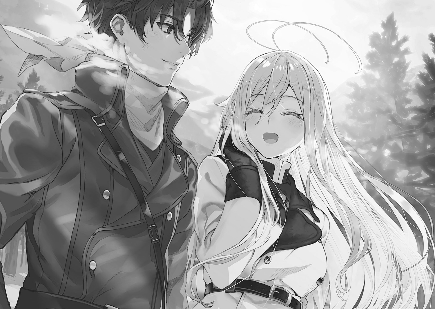 86_-eighty_six-, monochrome, shinei_nouzen, shirabi, uniform, vladilena_milize