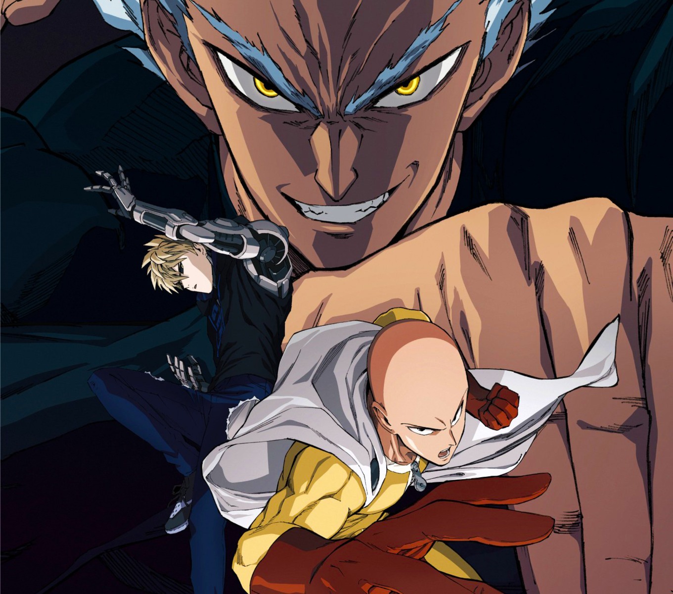 genos, one_punch_man, saitama