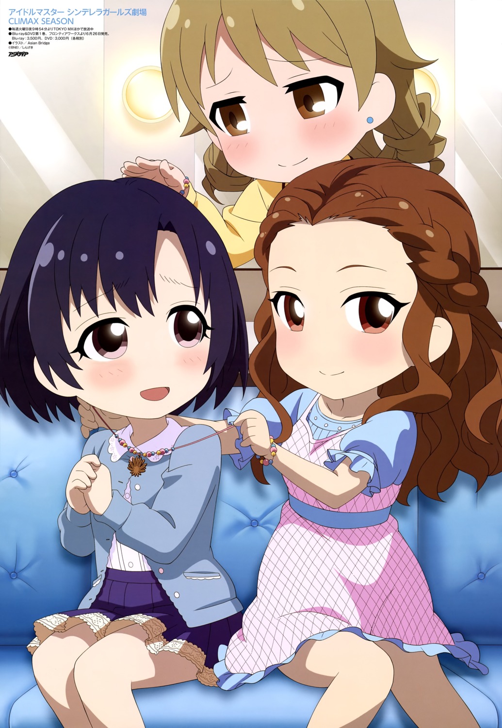 asian_bridge, dress, morikubo_nono, seki_hiromi, shiragiku_hotaru, the_idolm@ster, the_idolm@ster_cinderella_girls