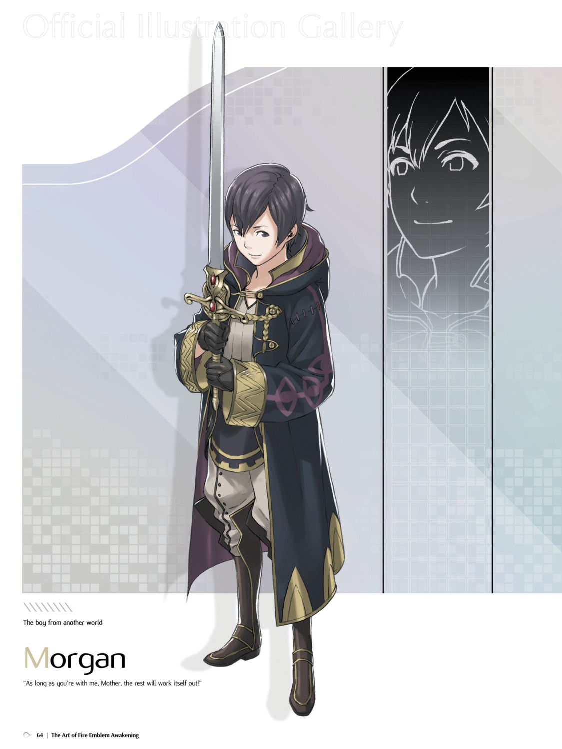 fire_emblem, fire_emblem_kakusei, kozaki_yuusuke, male, morgan_(fire_emblem), nintendo, sword