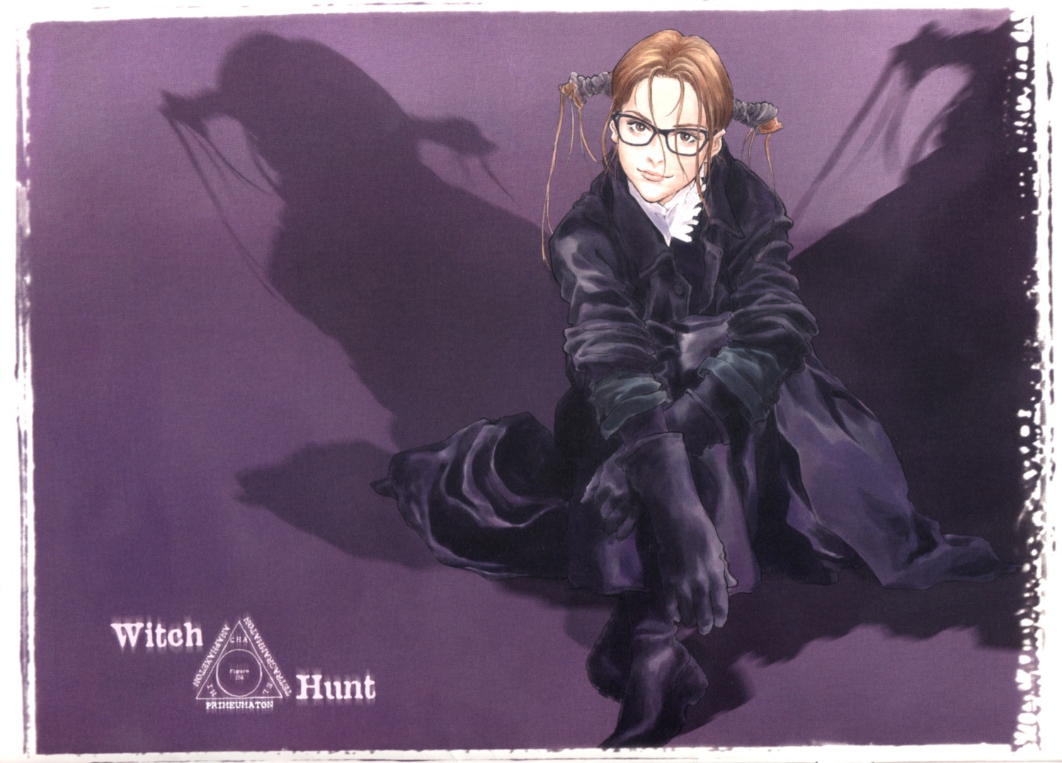 megane, paper_texture, sena_robin, tagme, witch_hunter_robin