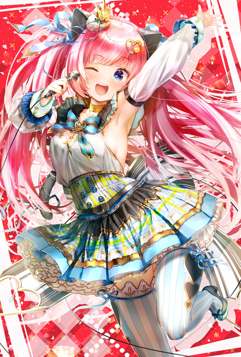 animal_ears, heels, itofuya, nekomimi, tail, thighhighs