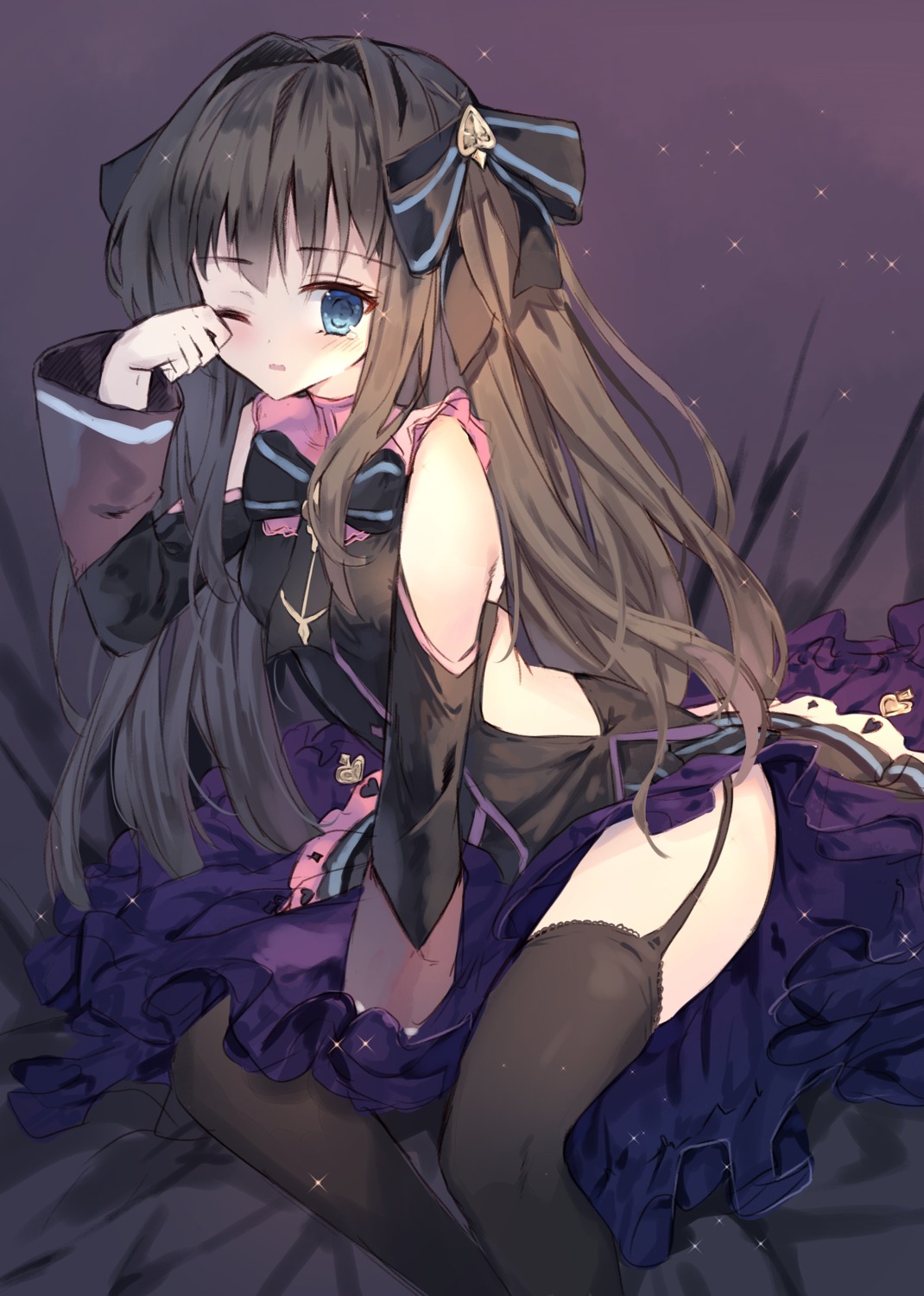 arcaea, stockings, tairitsu_(arcaea), tandohark, thighhighs