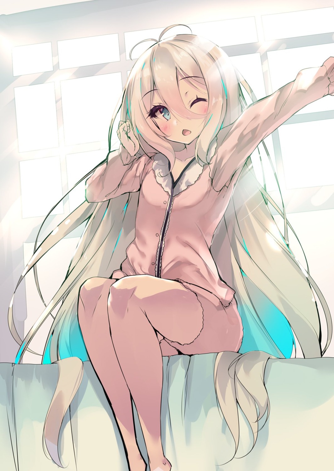 kokkoro, natsume_kokoro, noto_kurumi, pajama, princess_connect!, princess_connect!_re:dive