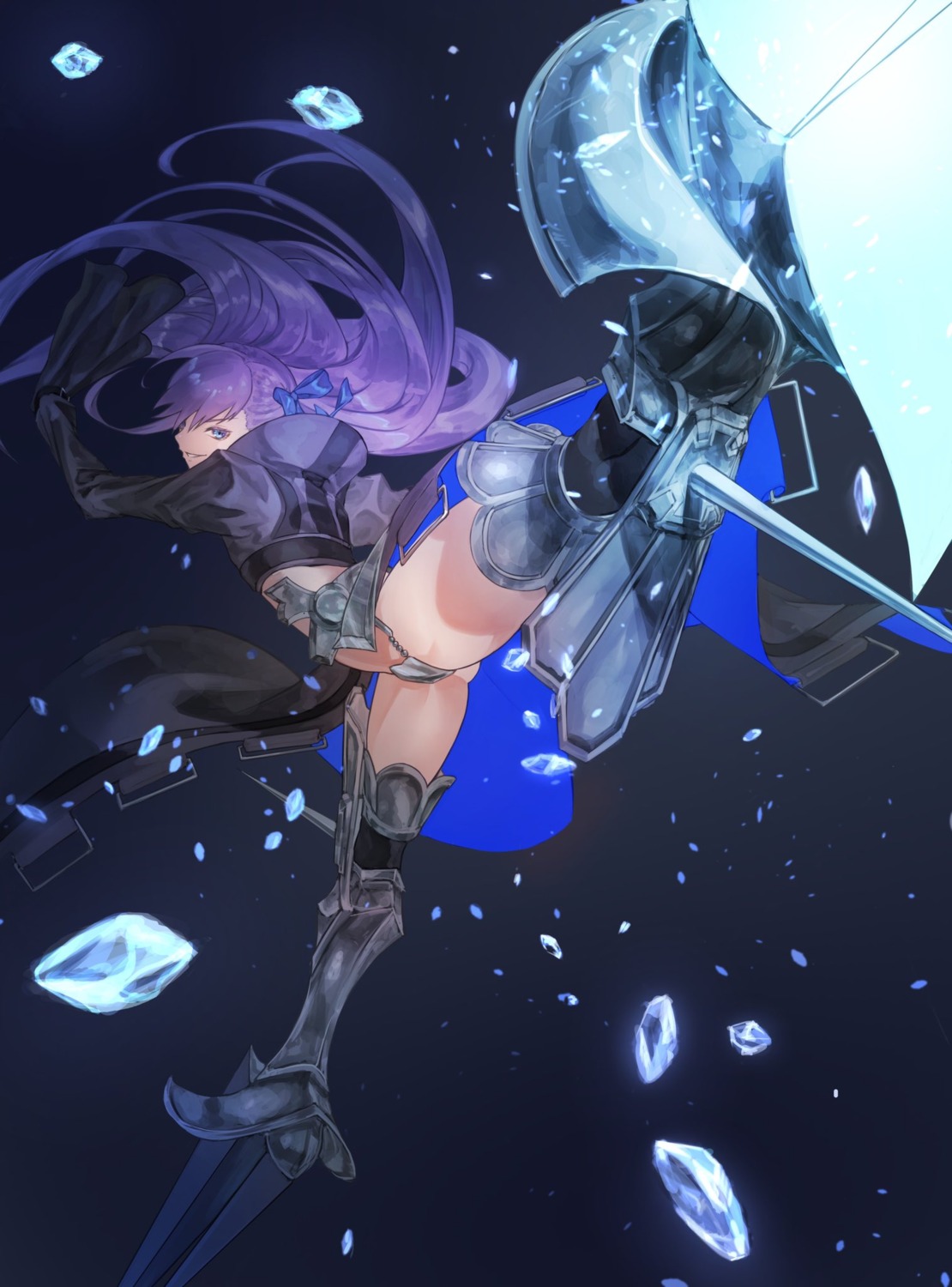 armor, bikini_armor, fate/grand_order, makitoshi0316, meltryllis, thighhighs
