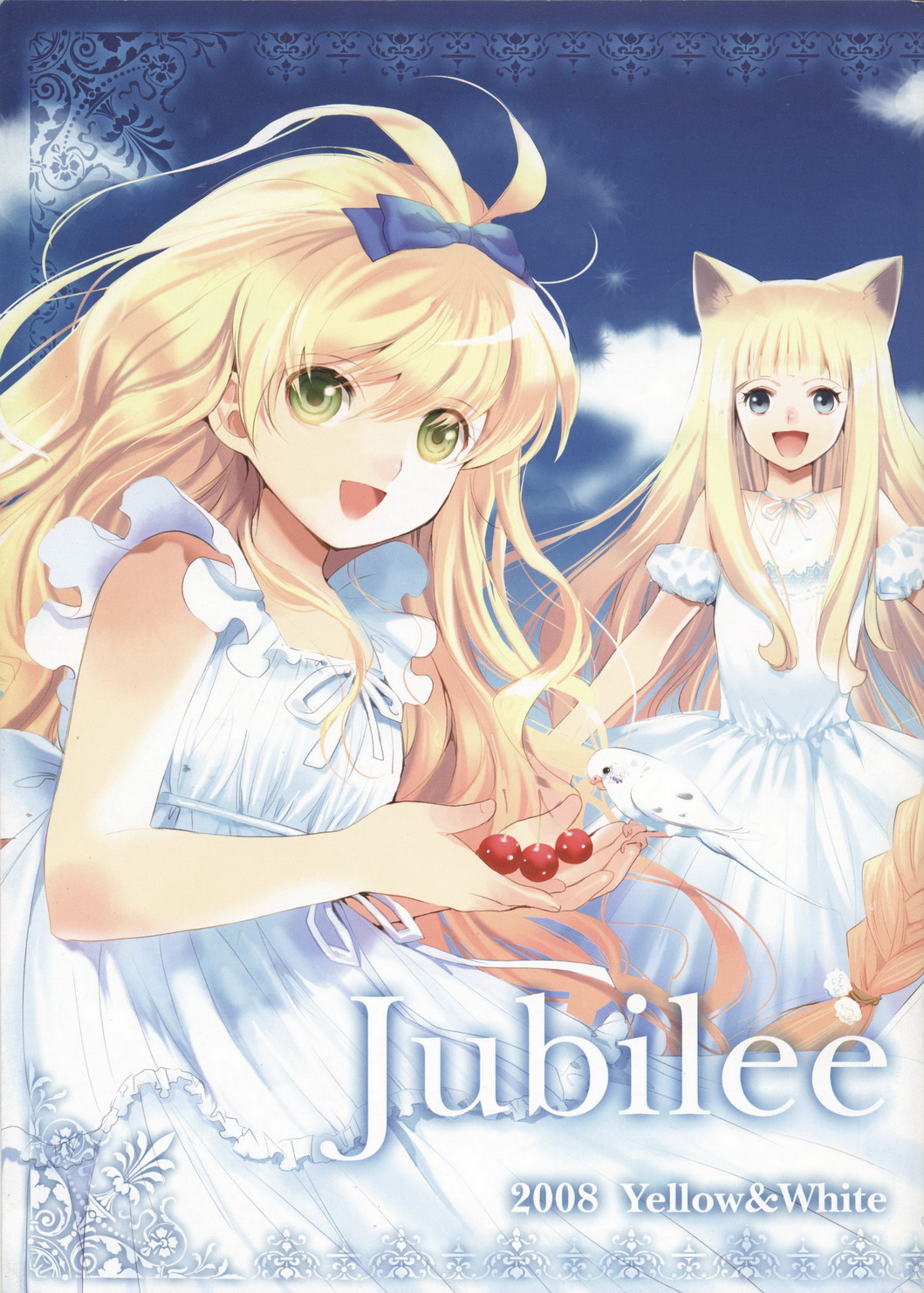 animal_ears, dress, miyama_waka, nekomimi, summer_dress