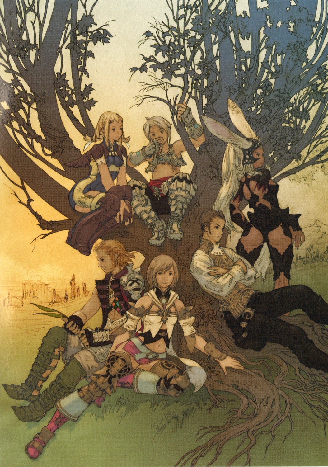ashelia_b'nargin_dalmasca, balthier, basch_fon_ronsenburg, final_fantasy, final_fantasy_xii, fran, penelo, vaan