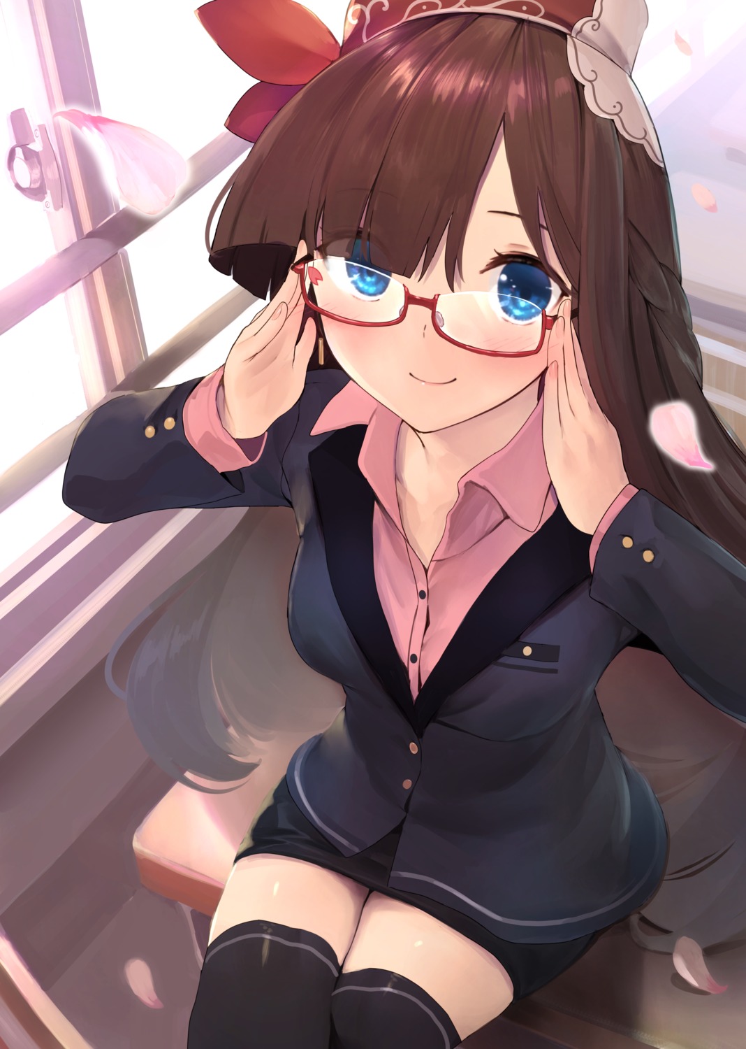 business_suit, haruno_nano, iriam, itsutsuse, megane, thighhighs