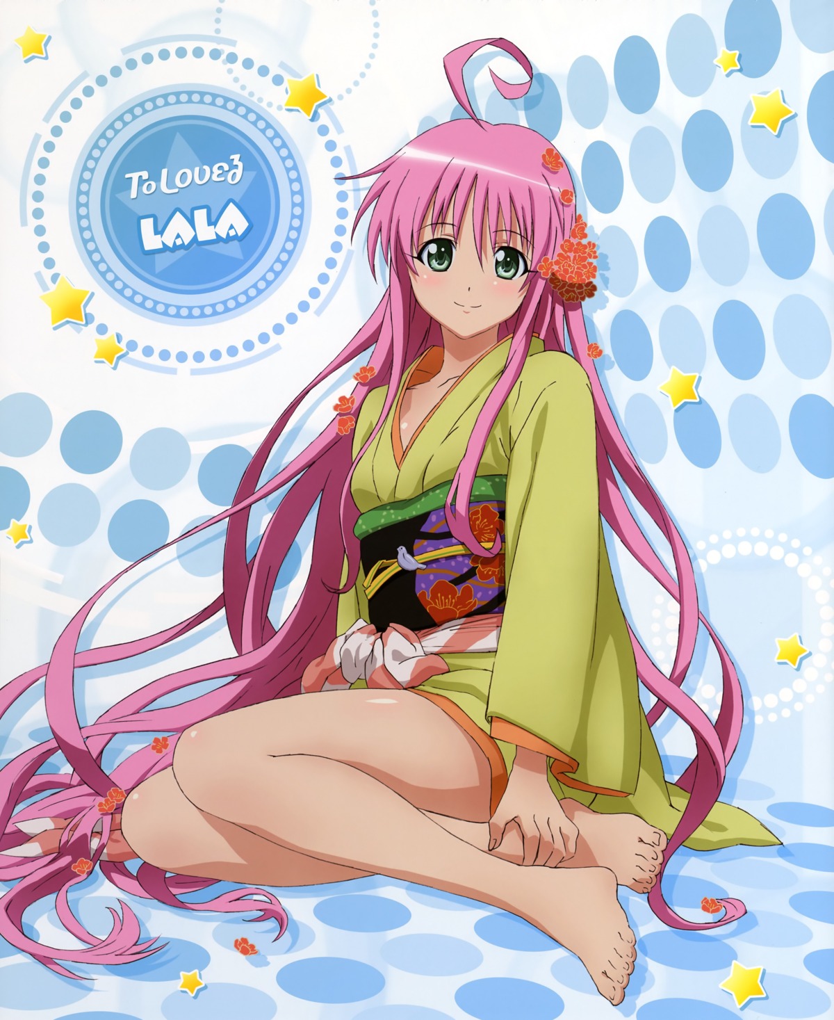 feet, kimono, kutsuzawa_youko, lala_satalin_deviluke, to_love_ru
