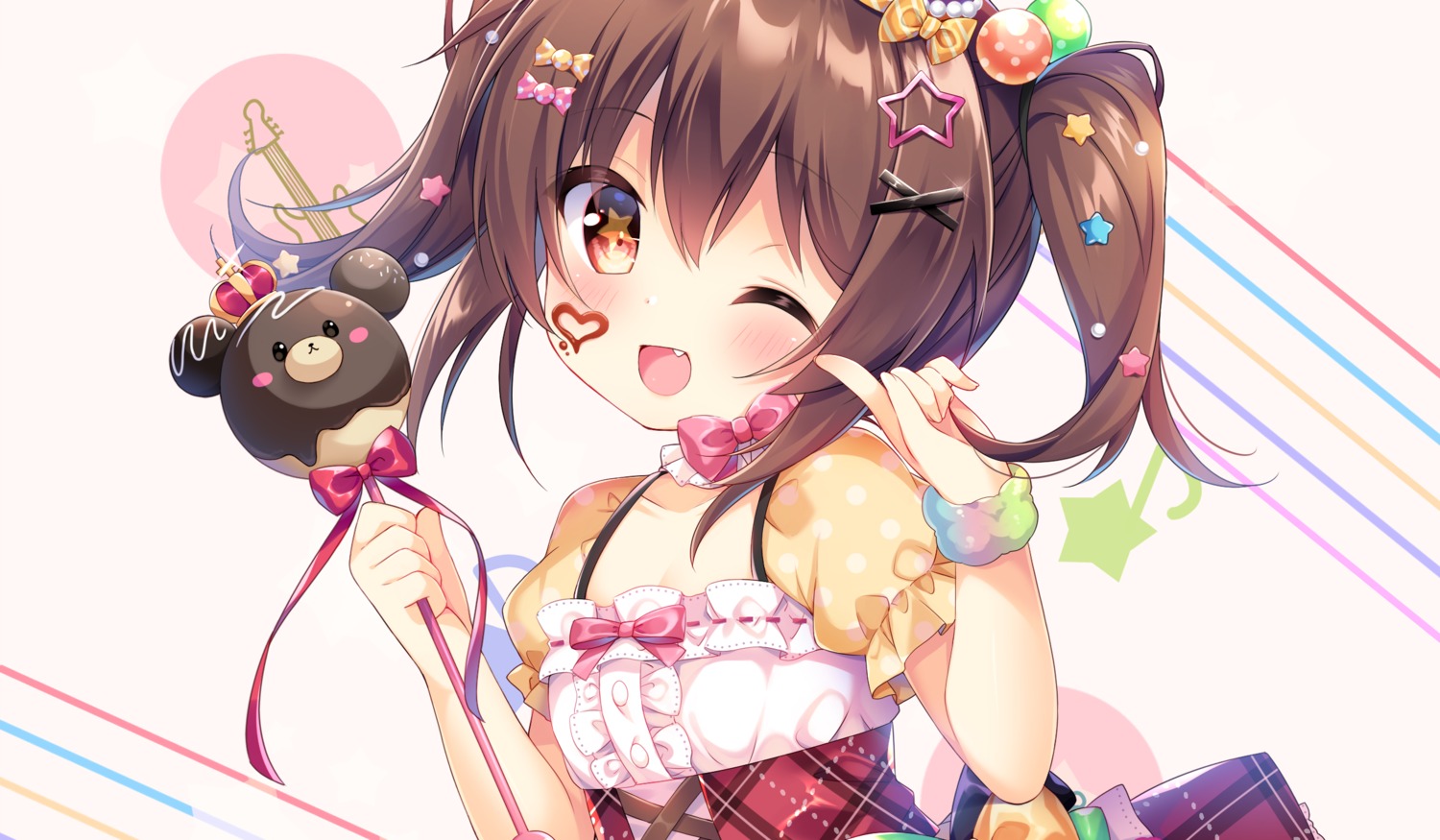 cleavage, dress, umeko_machi