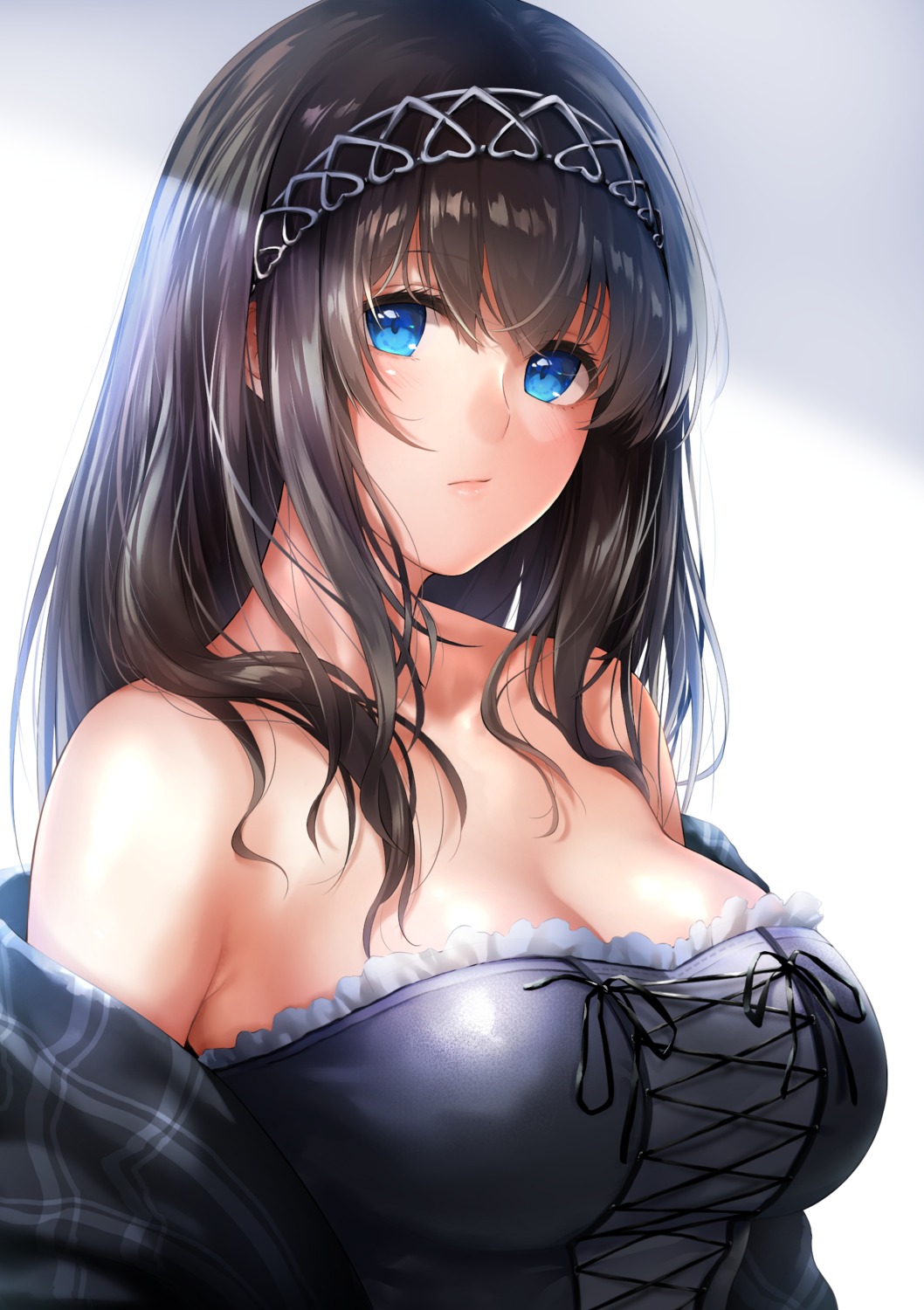 cleavage, khanka_shui, open_shirt, sagisawa_fumika, the_idolm@ster, the_idolm@ster_cinderella_girls