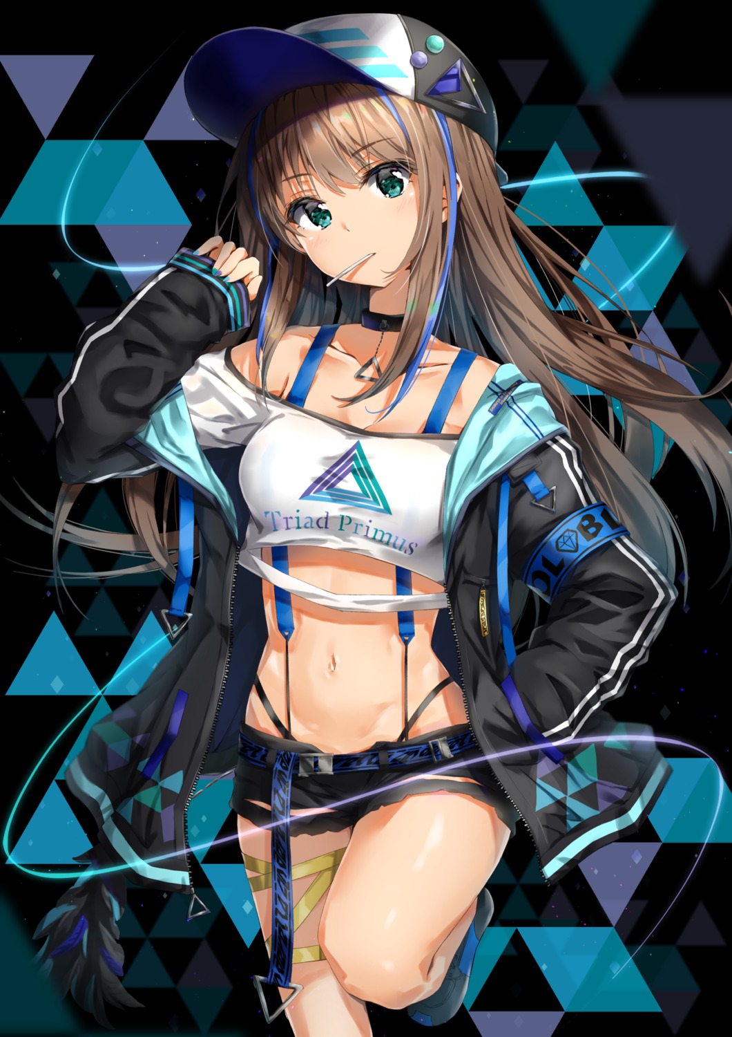 cleavage, griffith_lowran, kuria_(clear_trip_second), shibuya_rin, the_idolm@ster, the_idolm@ster_cinderella_girls, torn_clothes