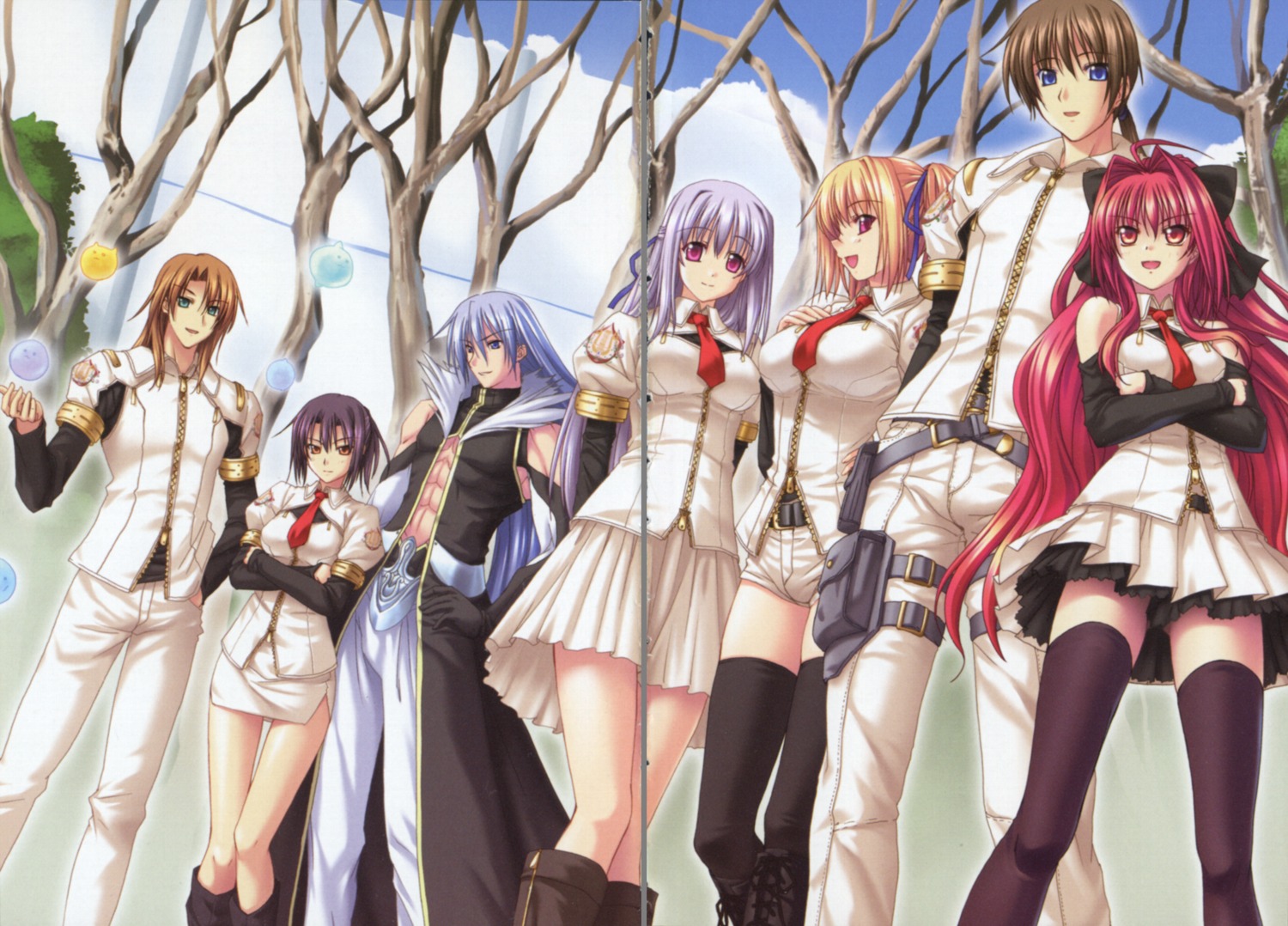 corticarte_apa_lagranges, gap, kannatsuki_noboru, psyche_renbart, seifuku, shinkyoku_soukai_polyphonica, tatara_phoron, thighhighs