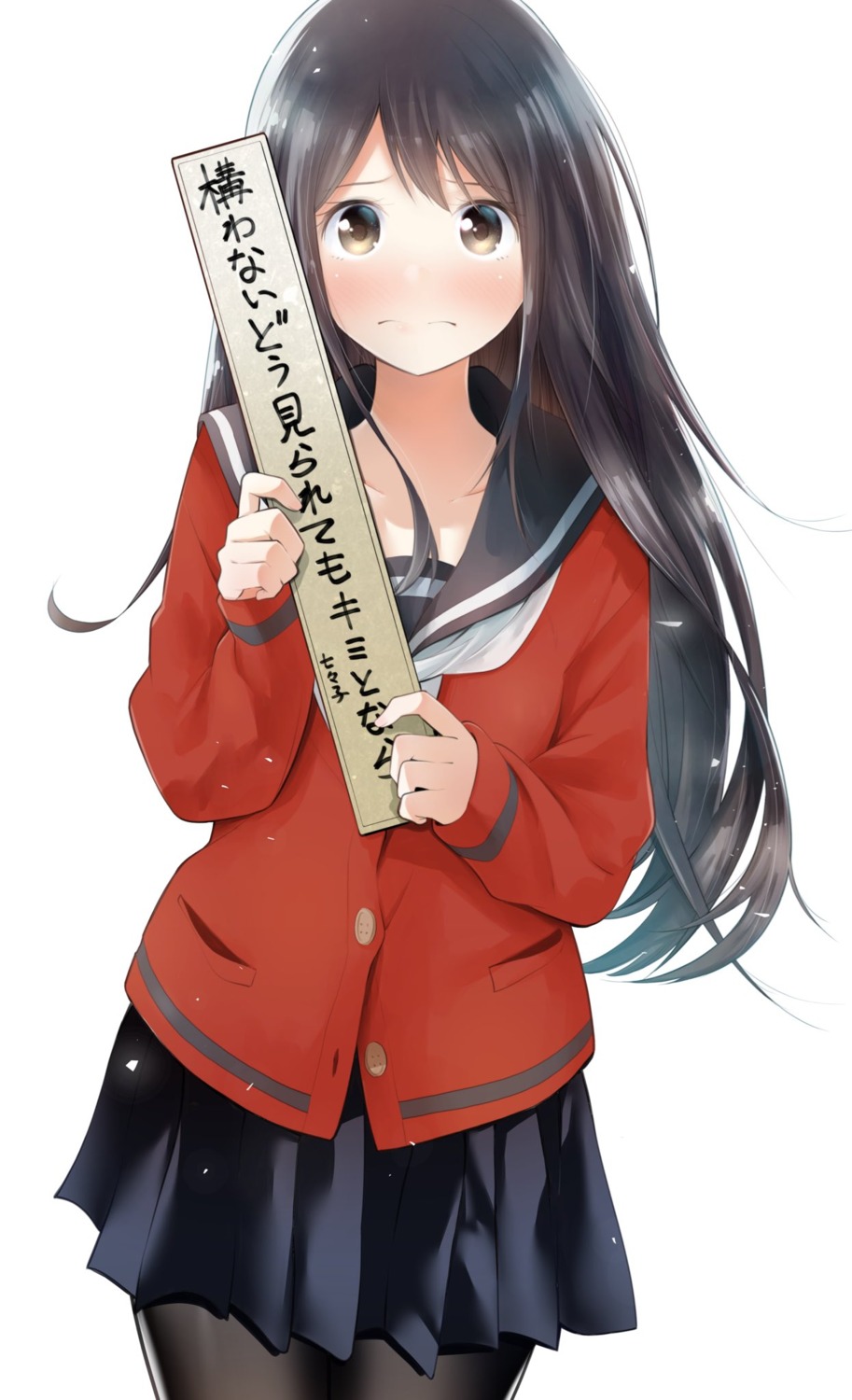 igarashi_masakuni, pantyhose, seifuku, senryuu_shoujo, yukishiro_nanako