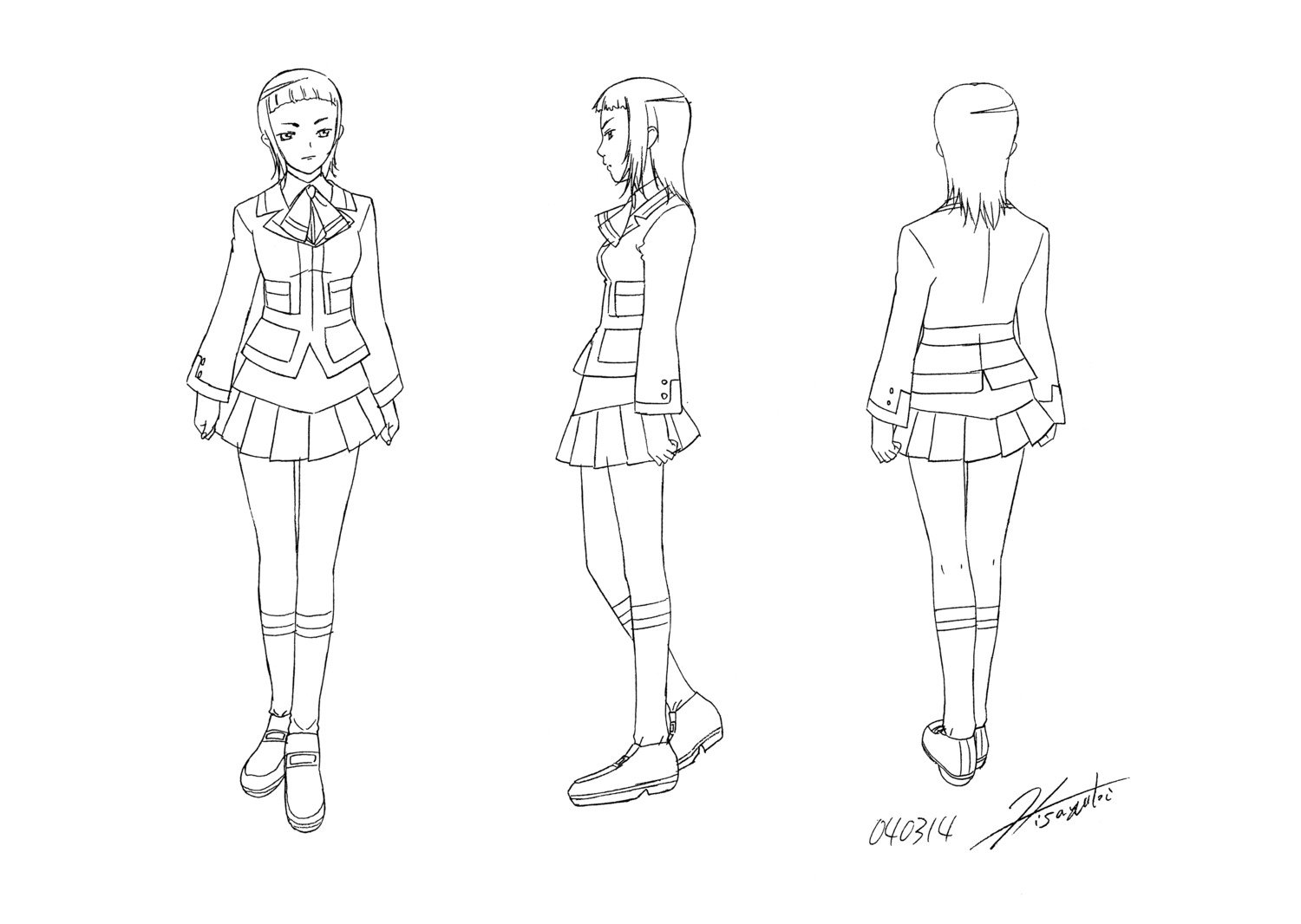 character_design, hisayuki_hirokazu, mai_hime, miyu_greer, seifuku