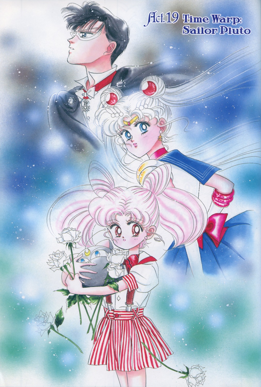 bishoujo_senshi_sailor_moon, chiba_mamoru, chibiusa, luna-p, takeuchi_naoko, tsukino_usagi