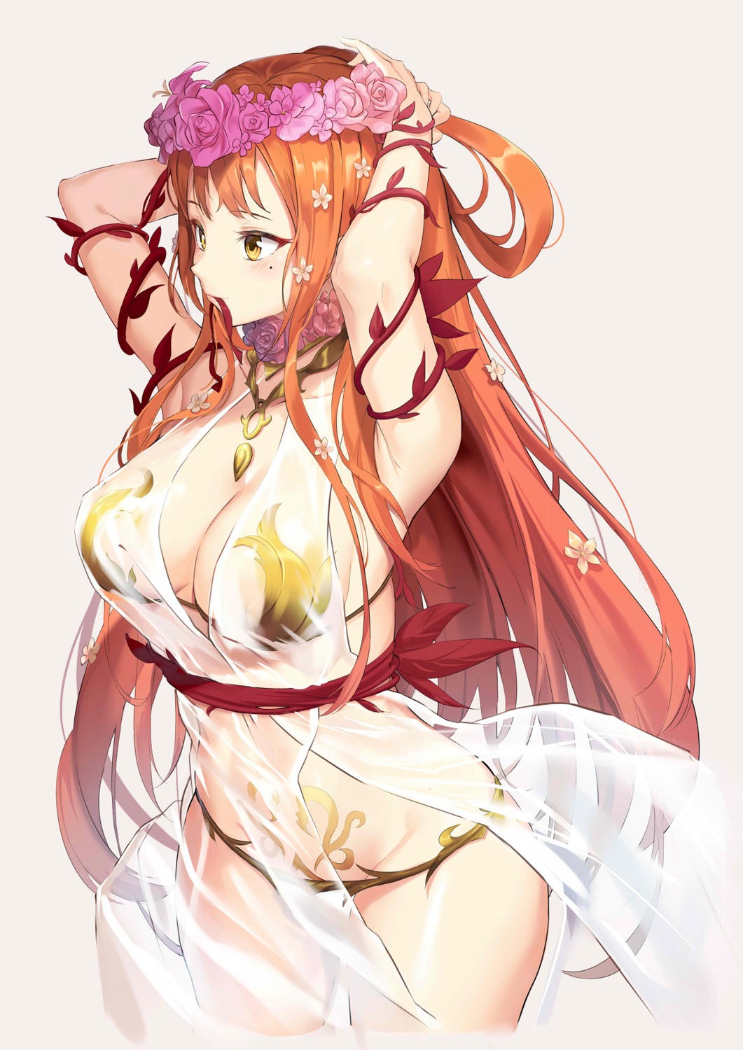 bikini_armor, dress, pdxen, see_through, tattoo, tower_of_saviors