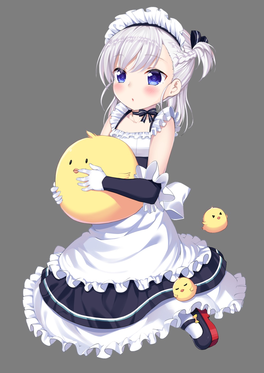 azur_lane, bel-chan_(azur_lane), belfast_(azur_lane), heels, maid, manjuu_(azur_lane), pikazo, transparent_png