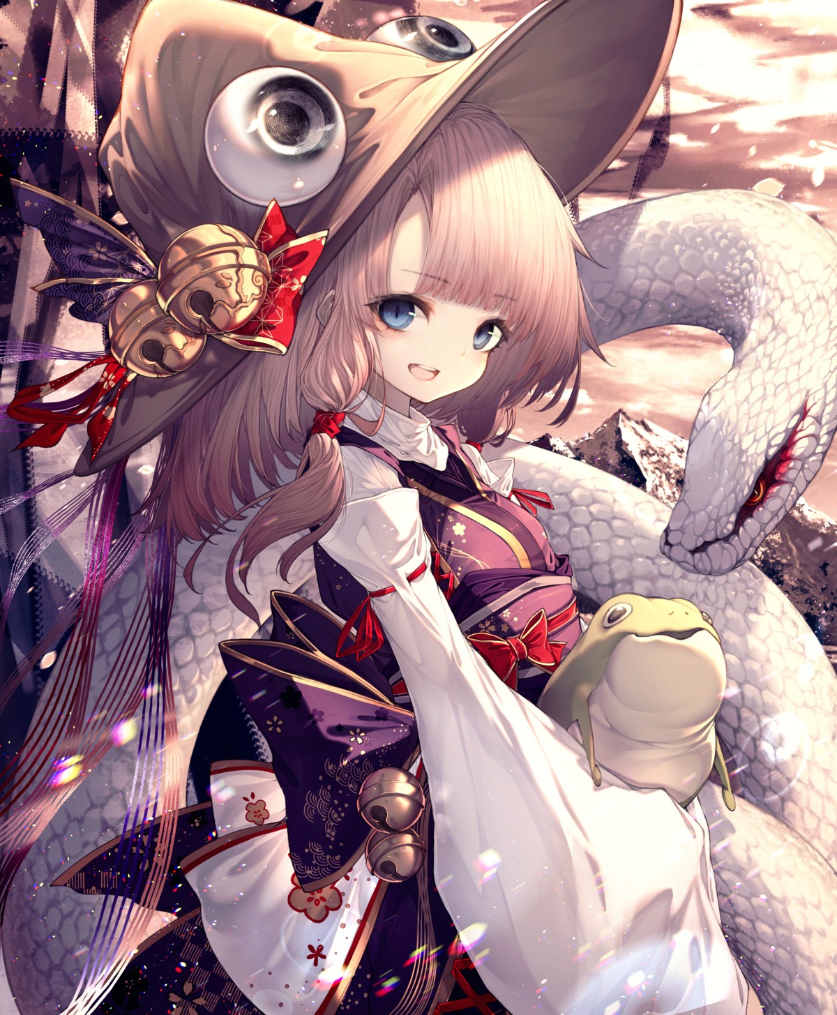 hito_komoru, japanese_clothes, mishaguji, moriya_suwako, touhou