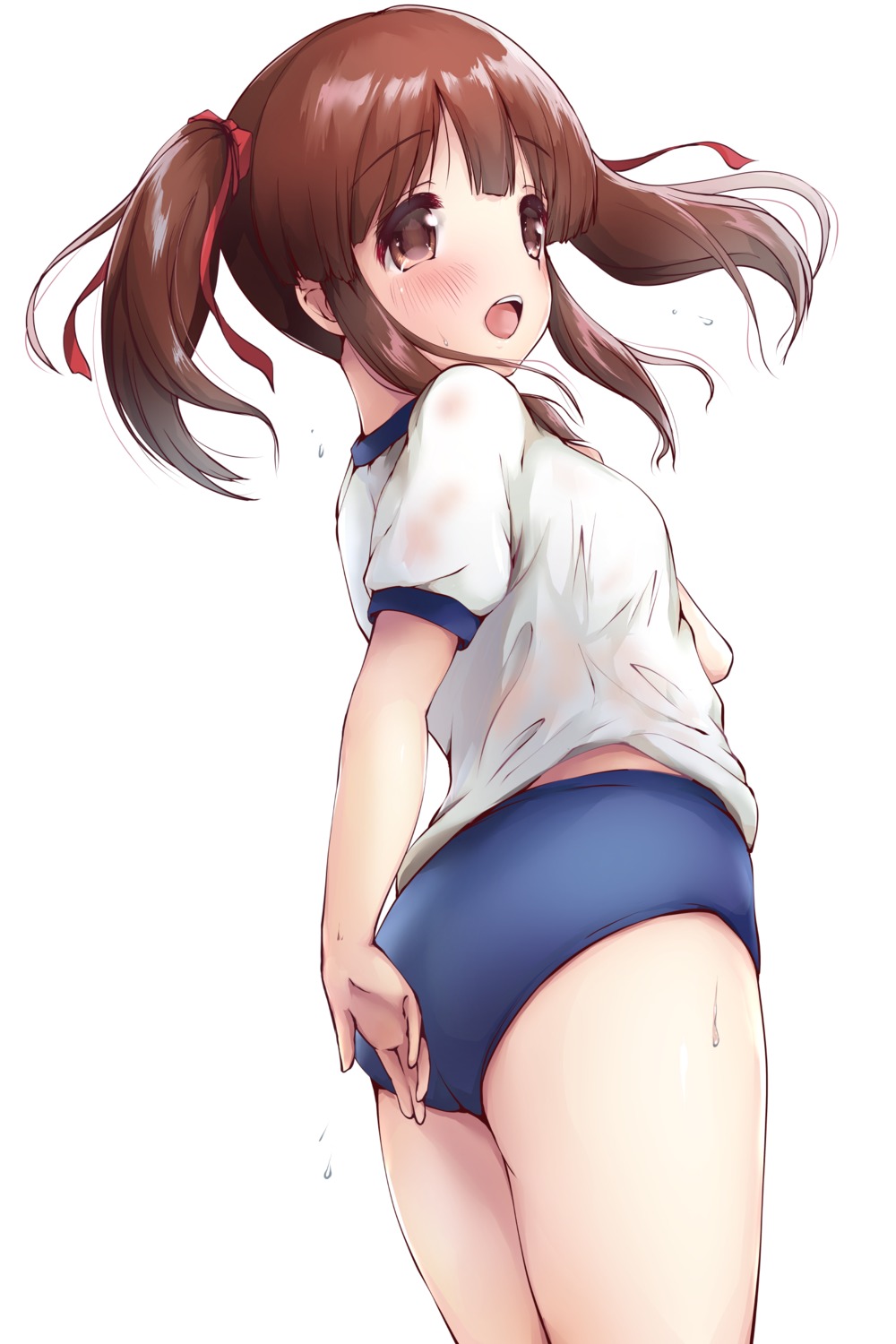 ass, buruma, gym_uniform, kuroba_aki, ogata_chieri, the_idolm@ster, the_idolm@ster_cinderella_girls
