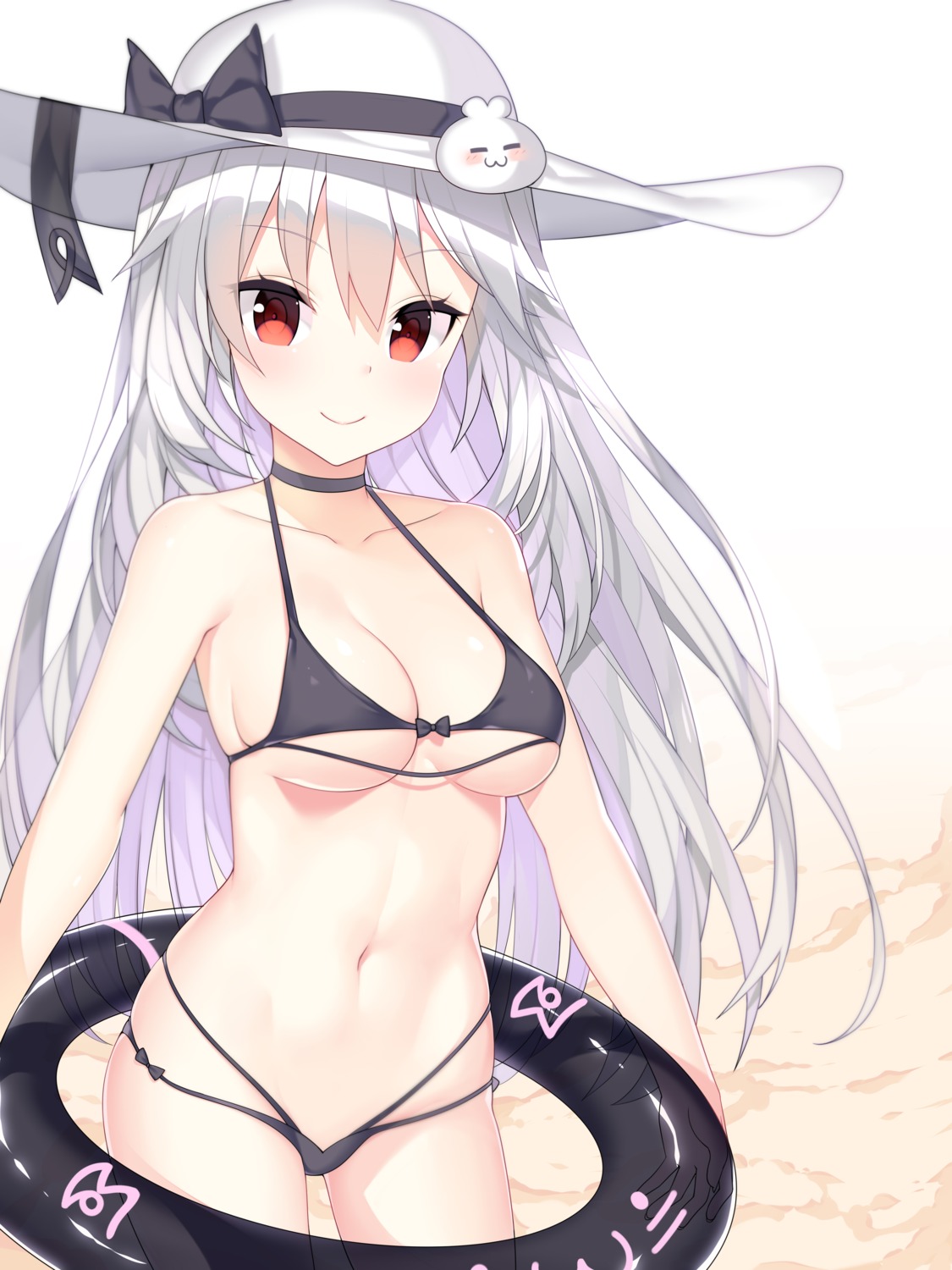 bikini, niliu_chahui, swimsuits, tokisaki_mio, xiaoyin_li