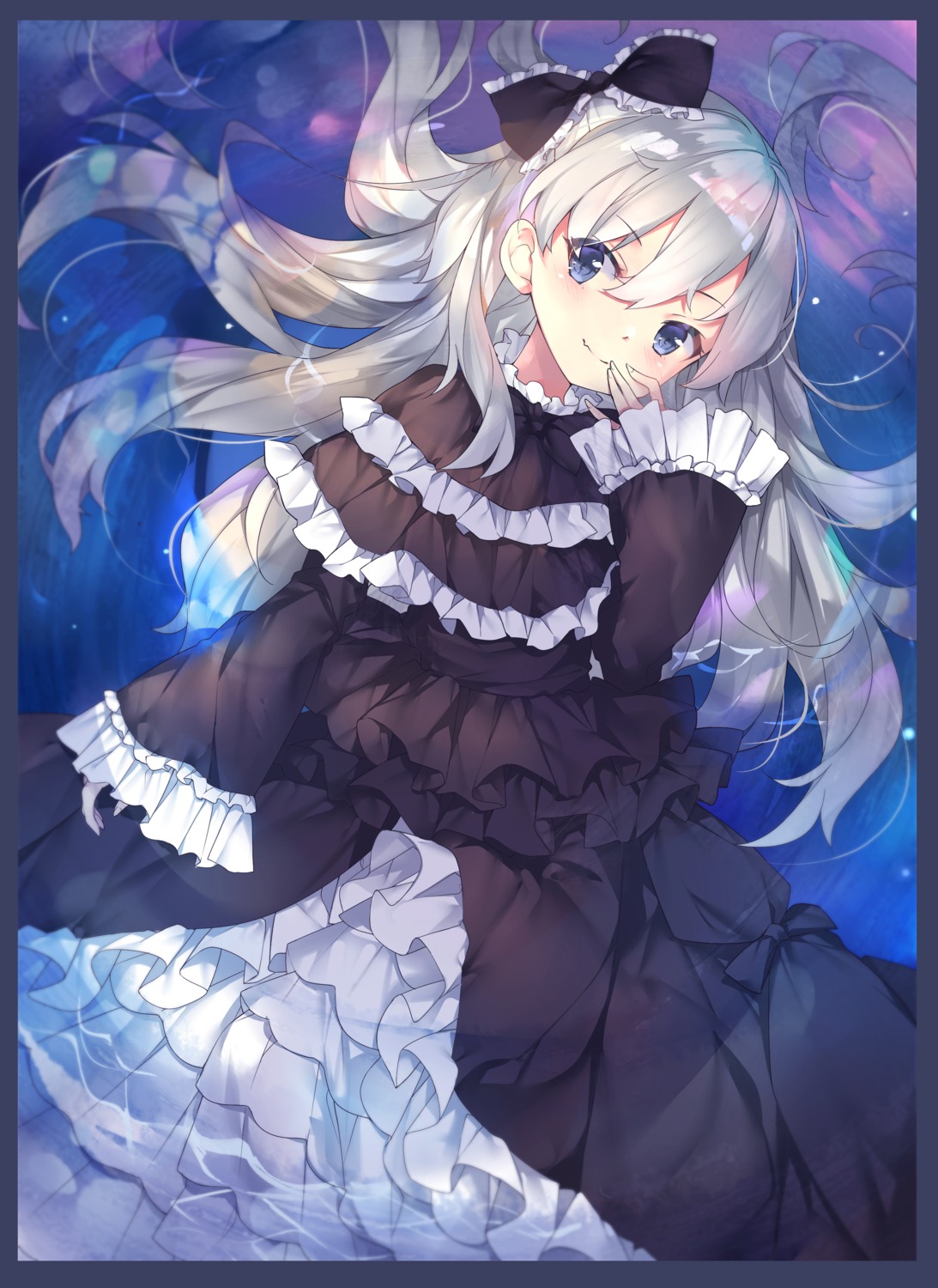 dress, ghost_belle_&_haunted_mansion, gothic_lolita, kikistark, lolita_fashion, wet, yugioh