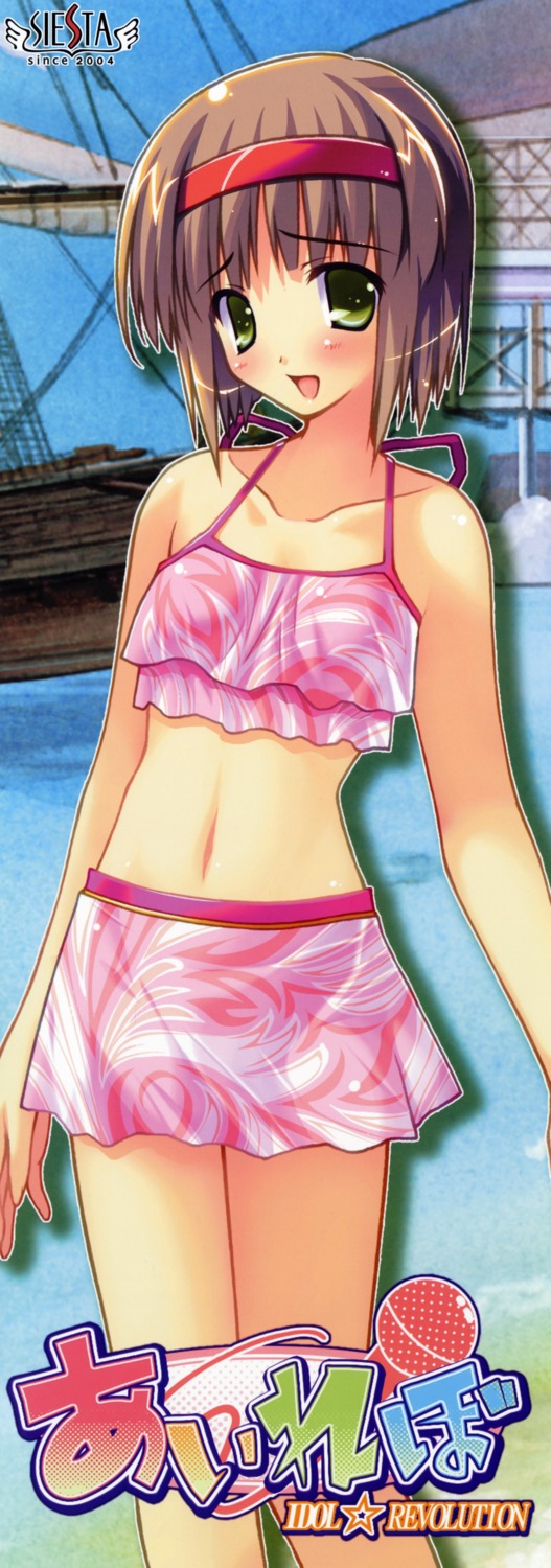 bikini, idol_revolution, saeki_kana, stick_poster, swimsuits, yuki_usagi