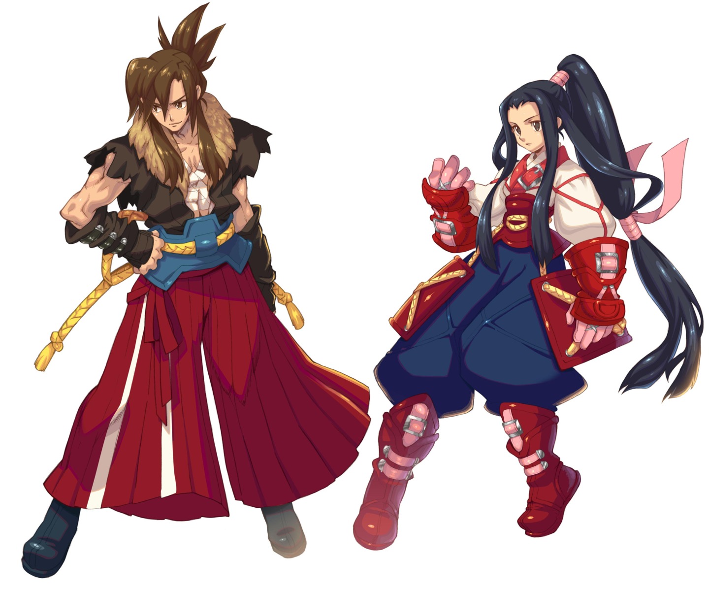 armor, fujimoto_hideaki, glove_duelist, japanese_clothes, wild_arms, wild_arms_xf