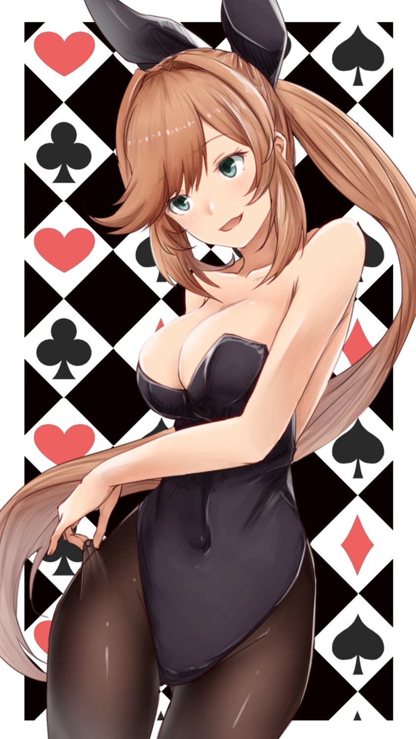 ame-rain, animal_ears, bunny_ears, bunny_girl, clarisse_(granblue_fantasy), granblue_fantasy, pantyhose