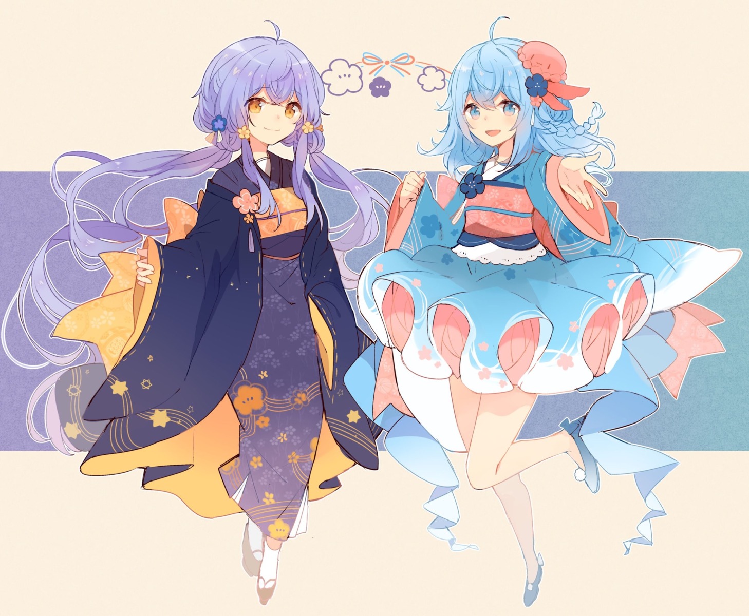 haiyi, japanese_clothes, kimono, maple040, stardust_(vocaloid), synthesizer_v, vocaloid