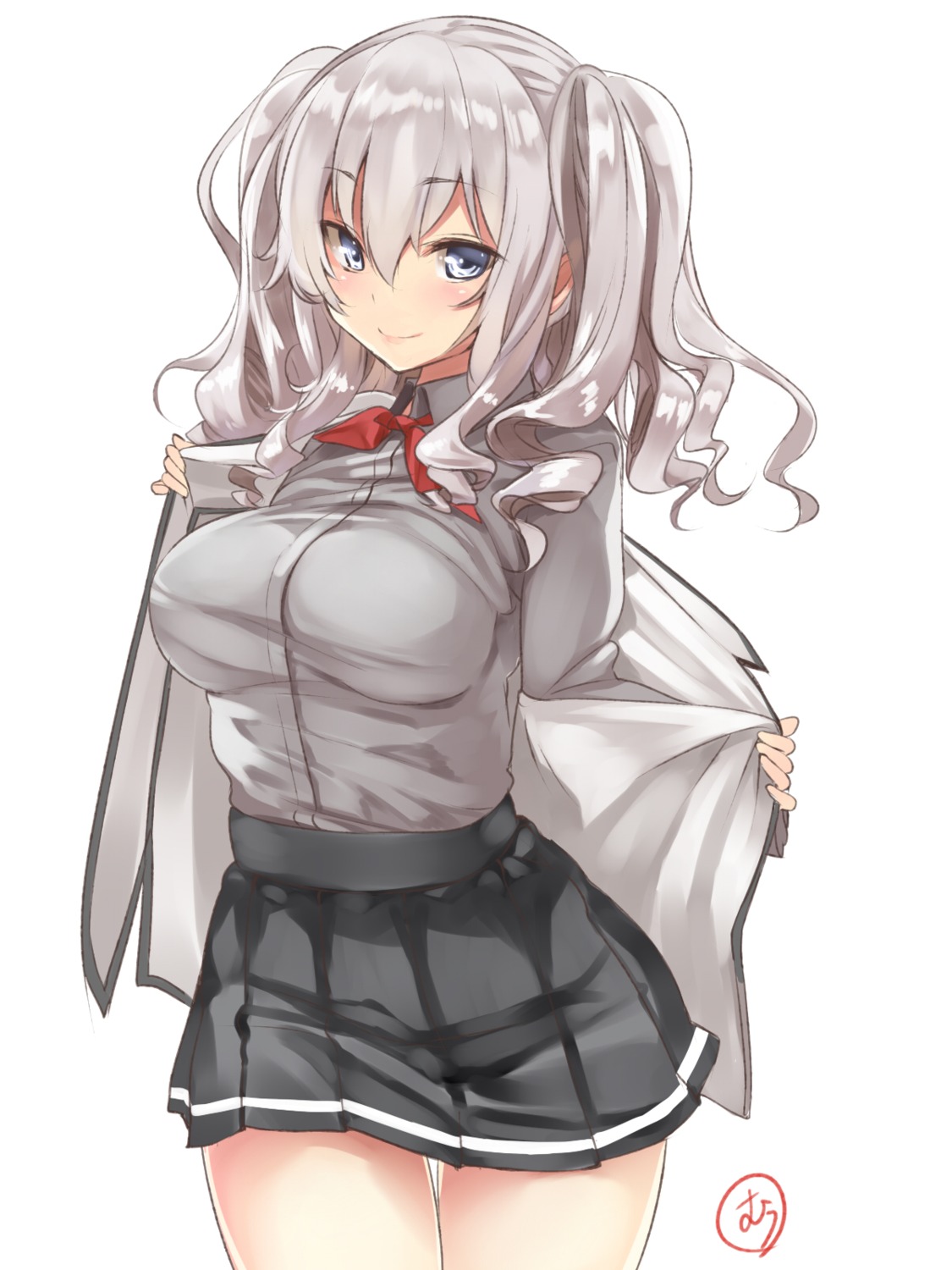 kantai_collection, kashima_(kancolle), takase_muu, undressing, uniform