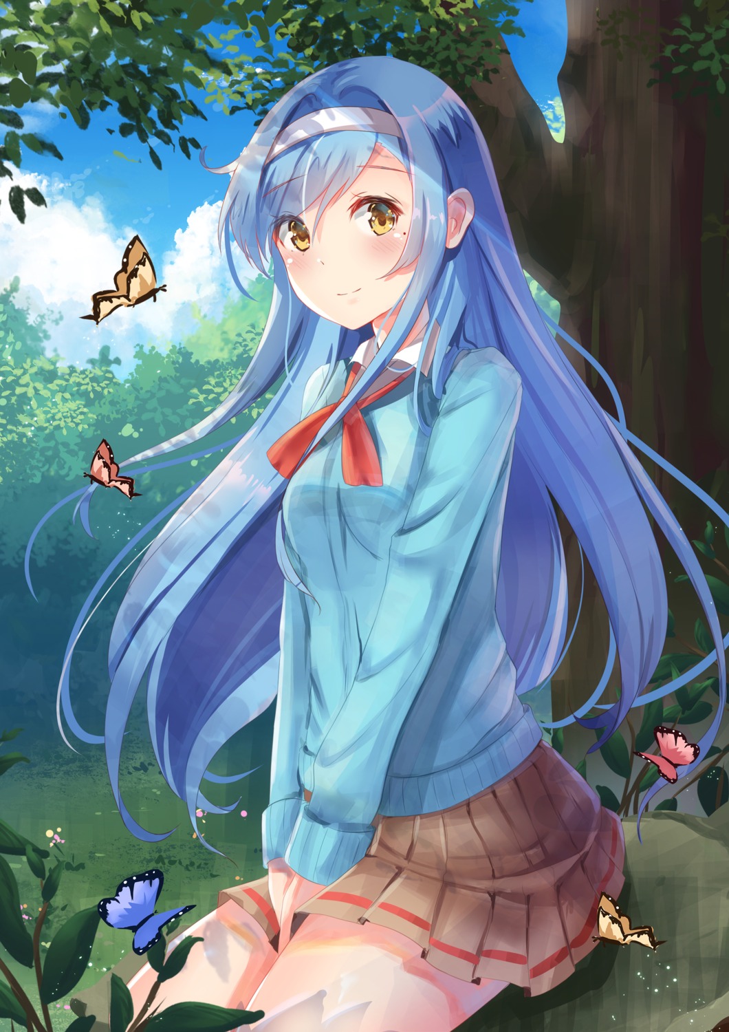 bokutachi_wa_benkyou_ga_dekinai, furuhashi_fumino, holmemee, seifuku, sweater