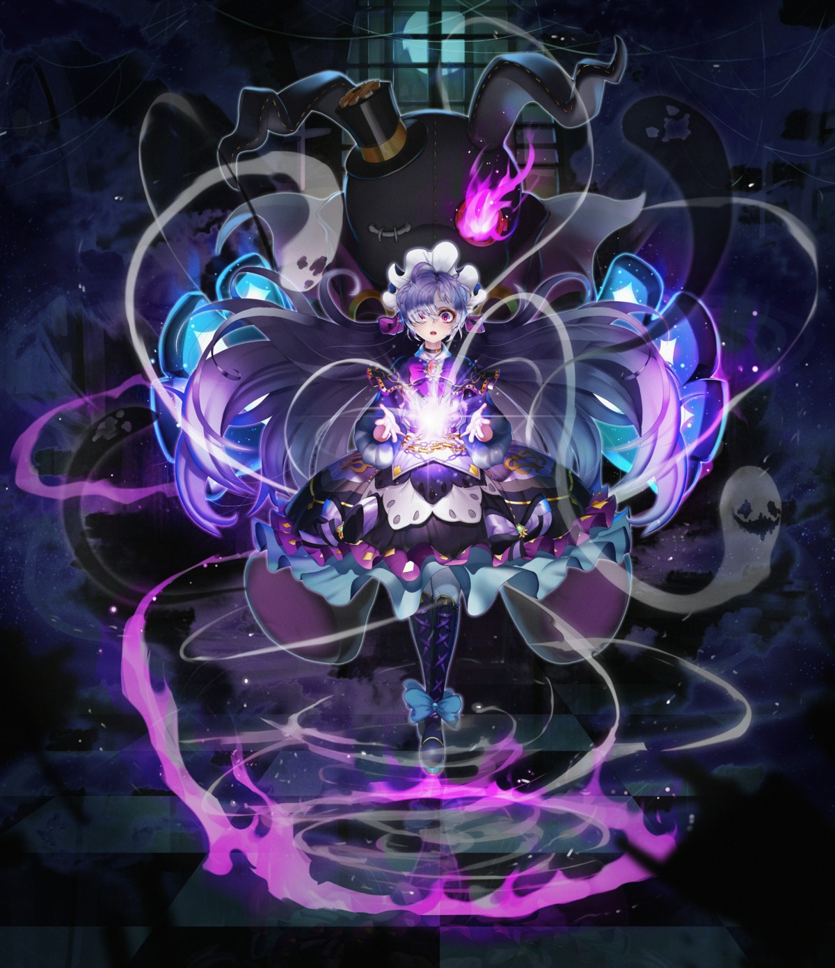choae, dress, gothic_lolita, king's_raid, lavril_(king's_raid), lolita_fashion