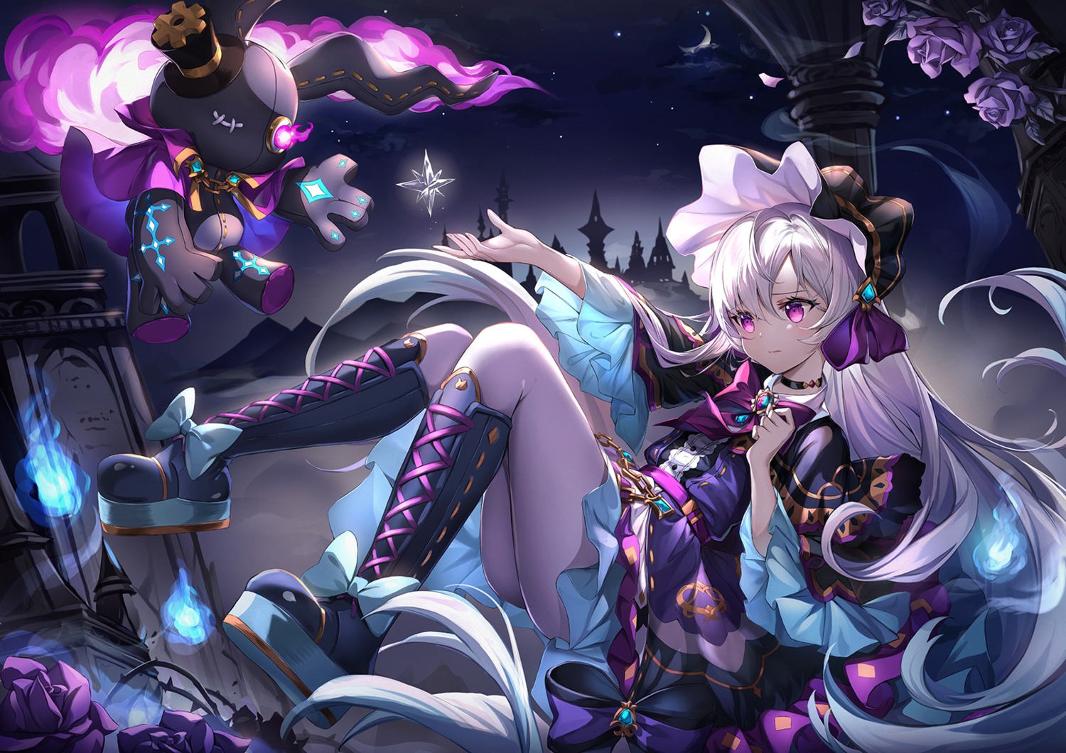 king's_raid, lavril_(king's_raid), narae, pantyhose