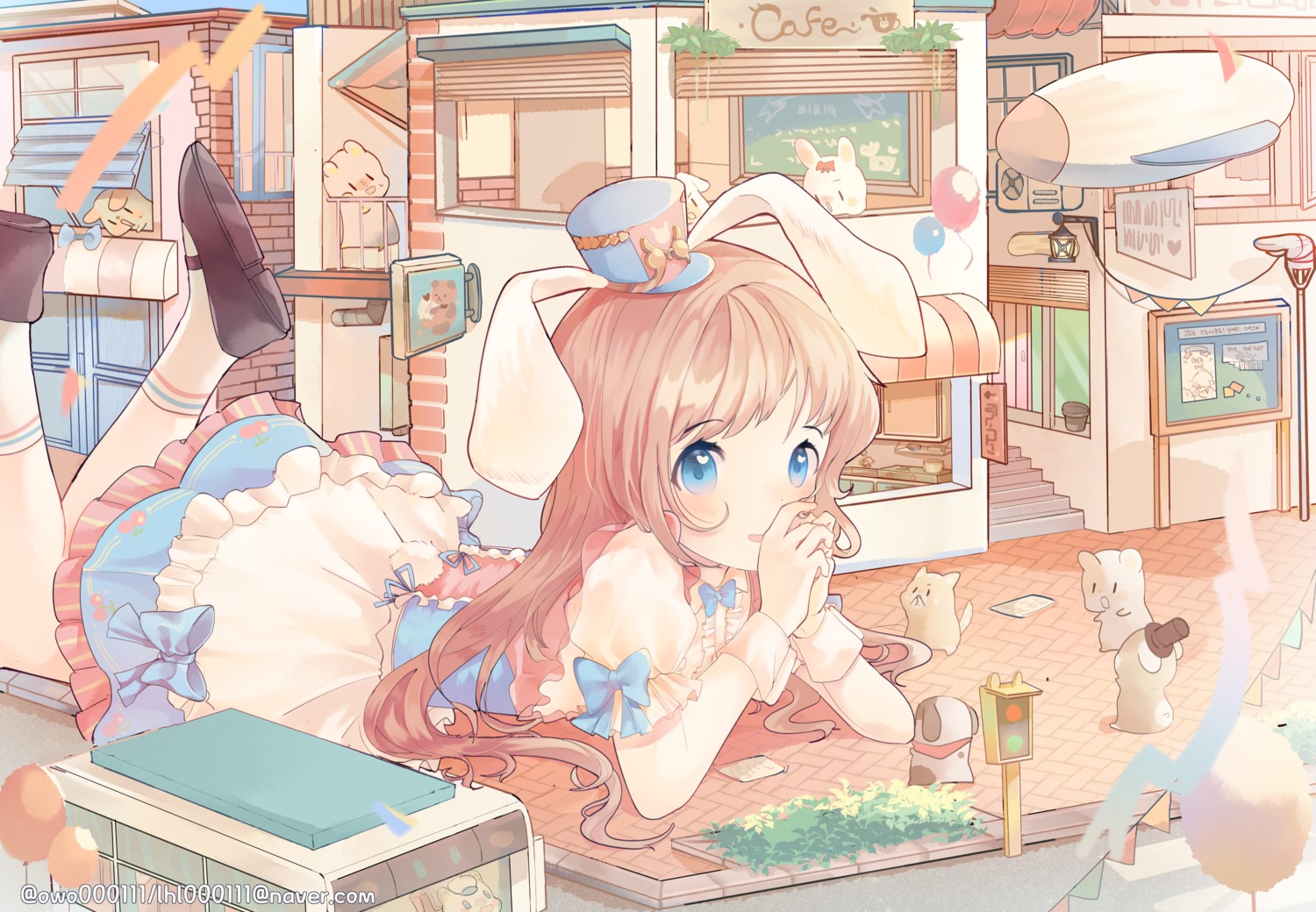 an_(owo000111), animal_ears, bunny_ears