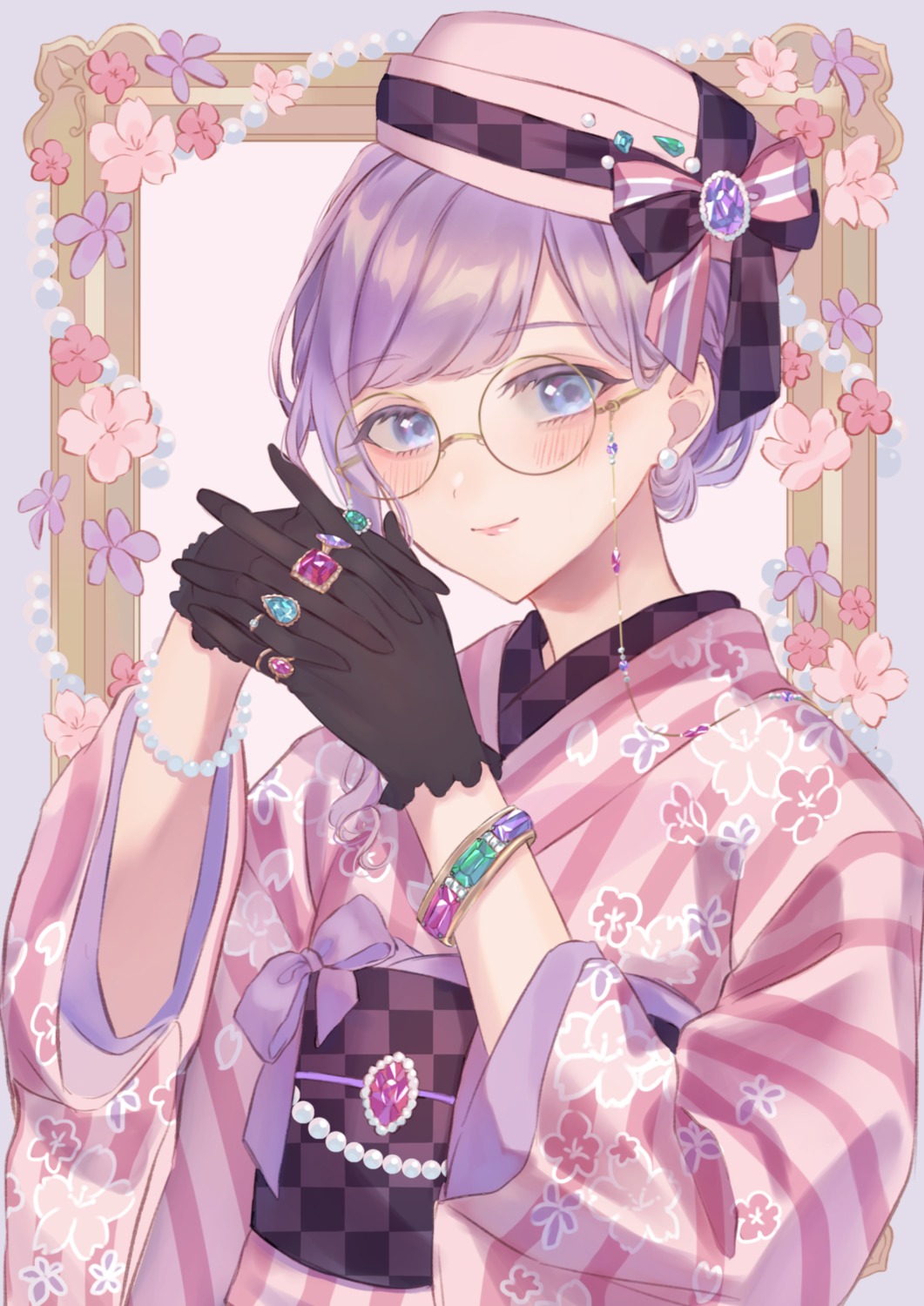 anoa, kimono, megane