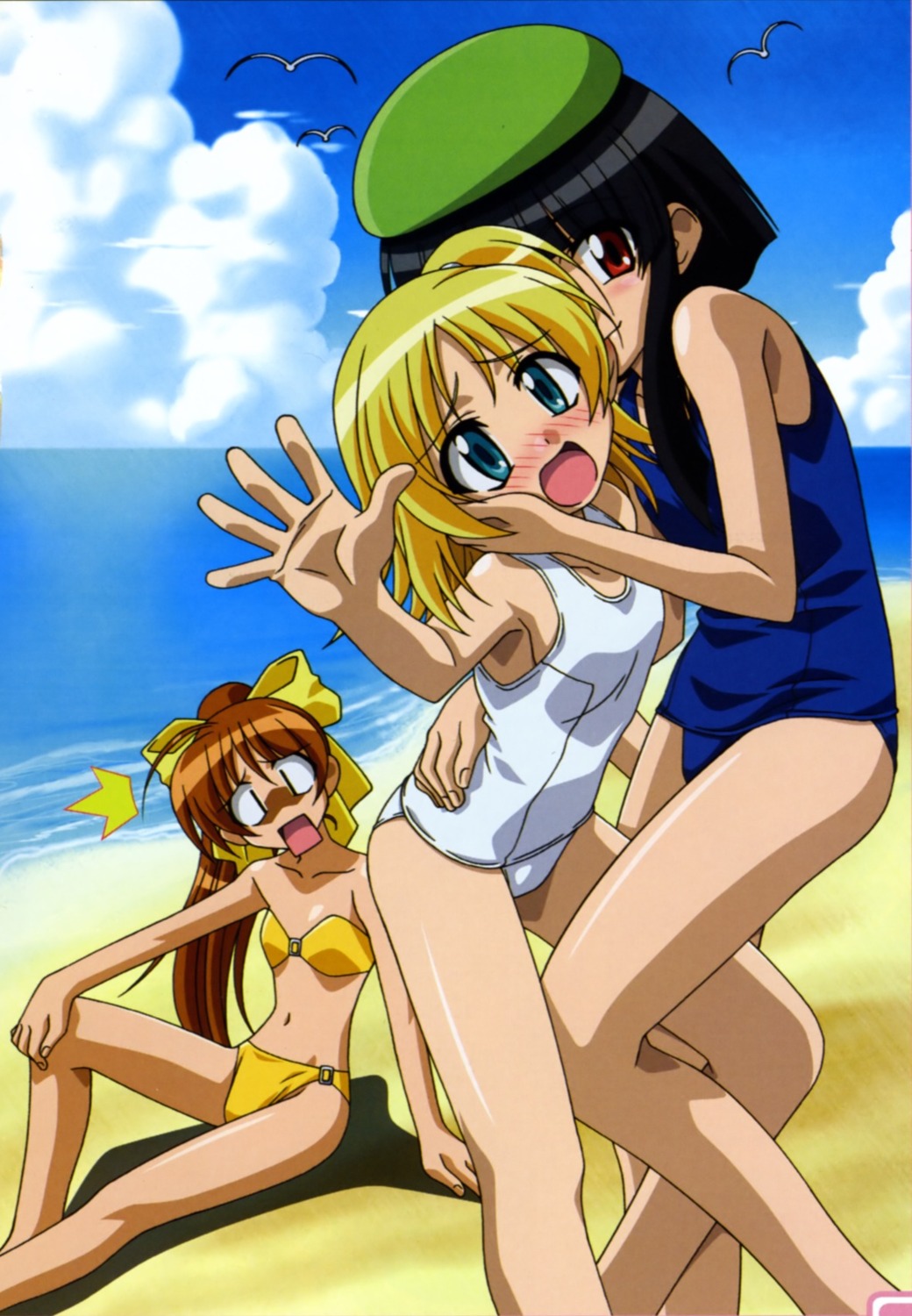 bikini, doujin_work, kitano_sora, osana_najimi, swimsuits, tsuyuri