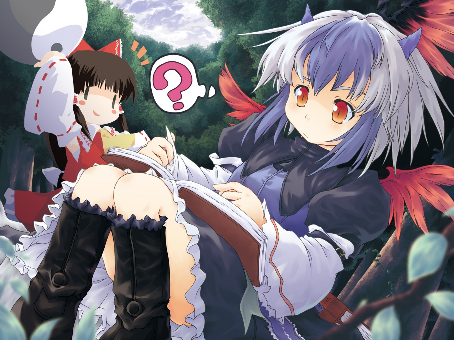 hakurei_reimu, paji, tokiko, touhou, wallpaper