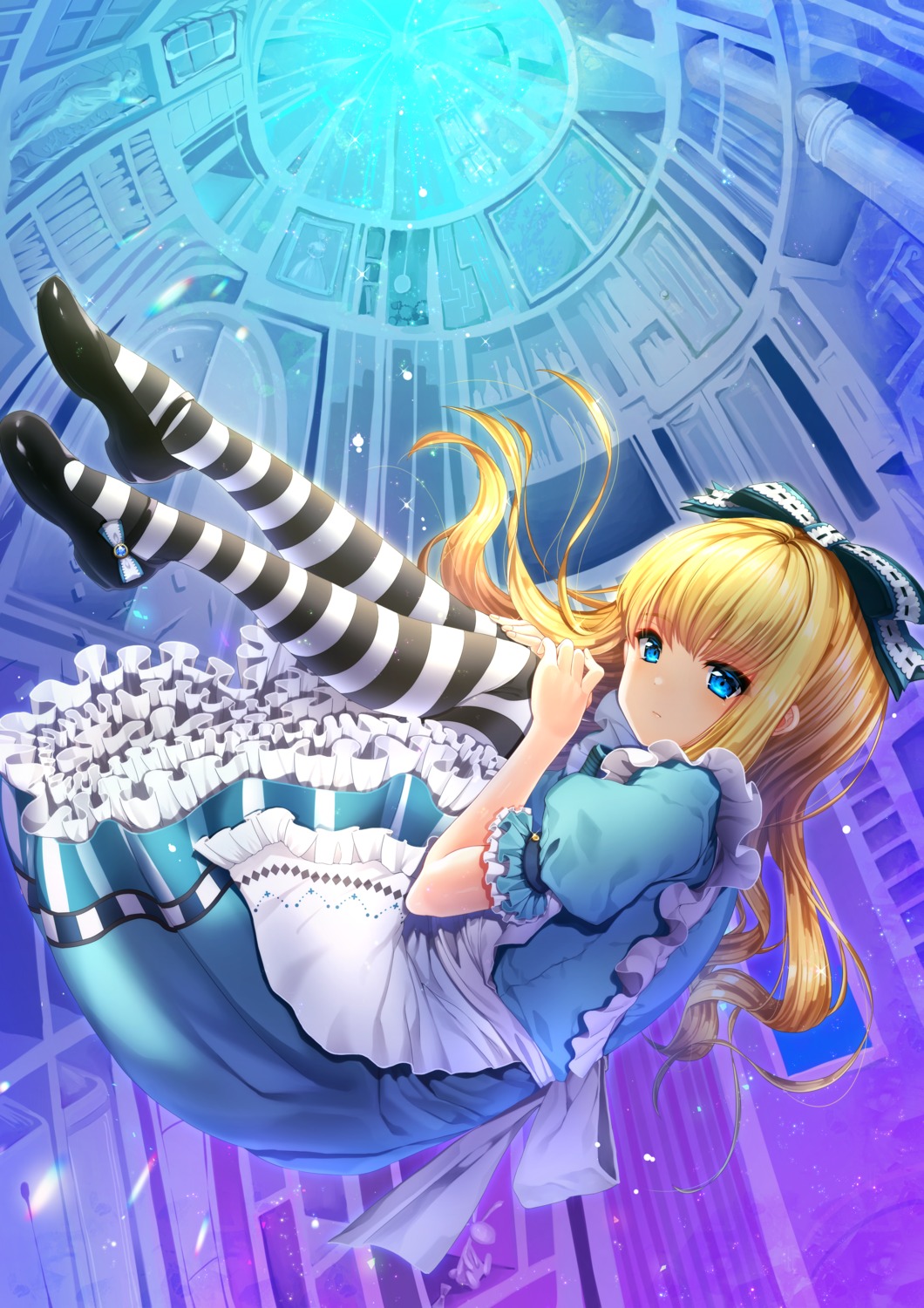 alice, alice_in_wonderland, dress, heels, pantyhose, renyl