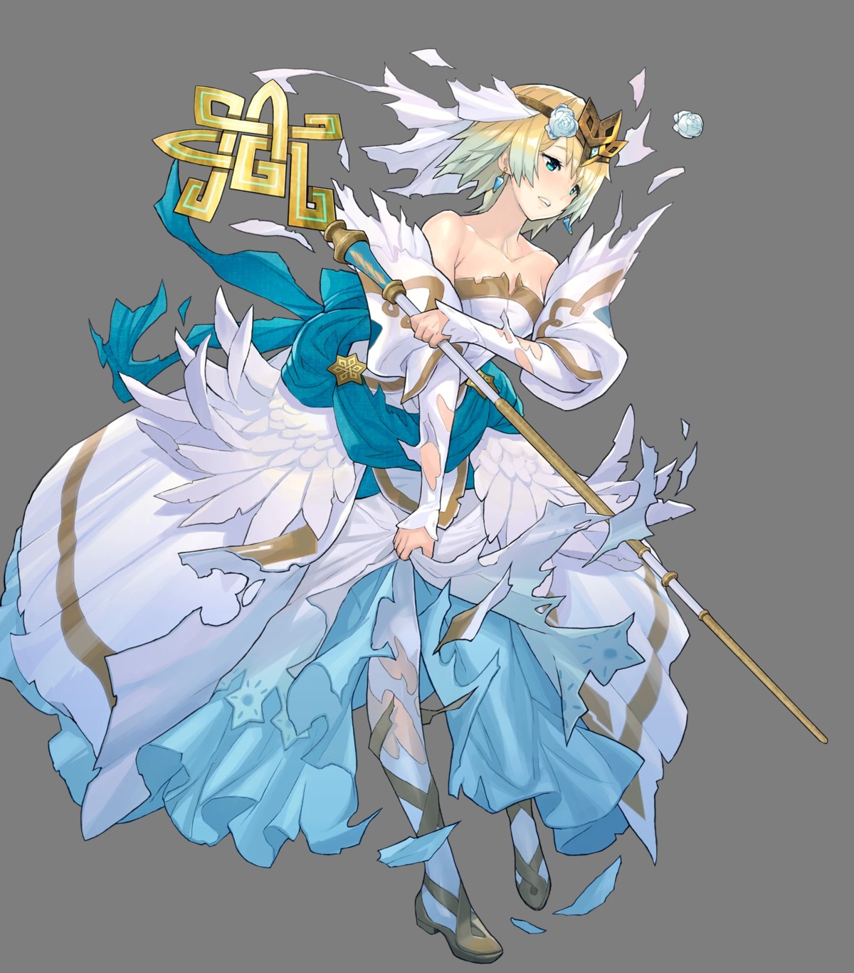 dress, fire_emblem, fire_emblem_heroes, fjorm_(fire_emblem), heels, maeshima_shigeki, nintendo, torn_clothes