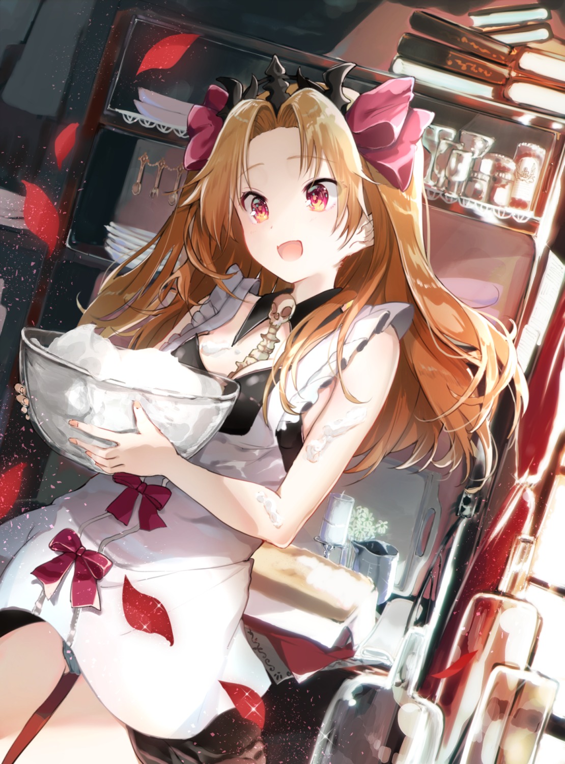 cream, ereshkigal_(fate), fate/grand_order, happiness_lilys